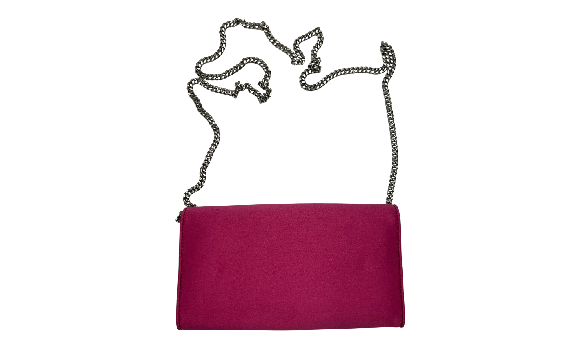Jimmy Choo Madeline Satin Wallet On Chain