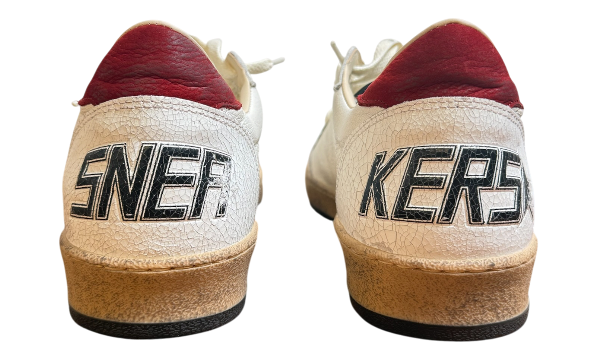 Golden Goose Men's Grey/White Ball Star Sneaker