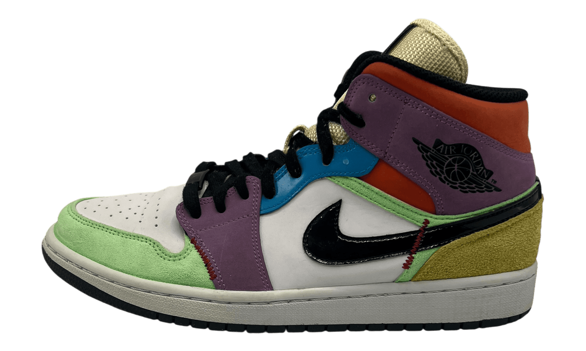 Jordan 1 Mid SE Multi-Color (Women's) (PreOwned) (No Box)