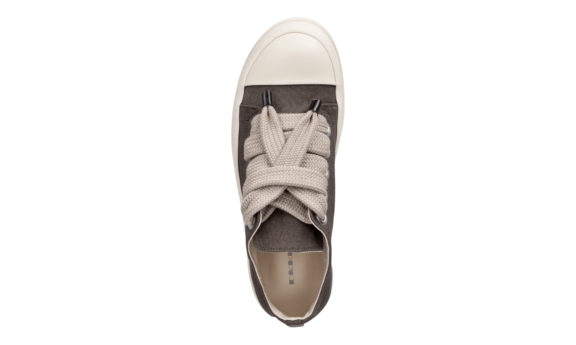 Rick Owens DRKSHDW Jumbolace Low Dust/Milk Sneakers