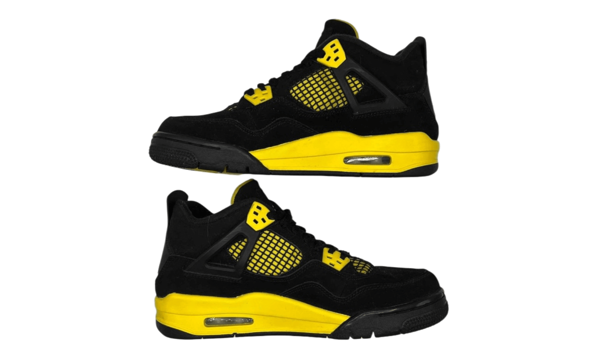 Jordan 4 Retro Thunder (2023) (GS) (PreOwned) (No Box)