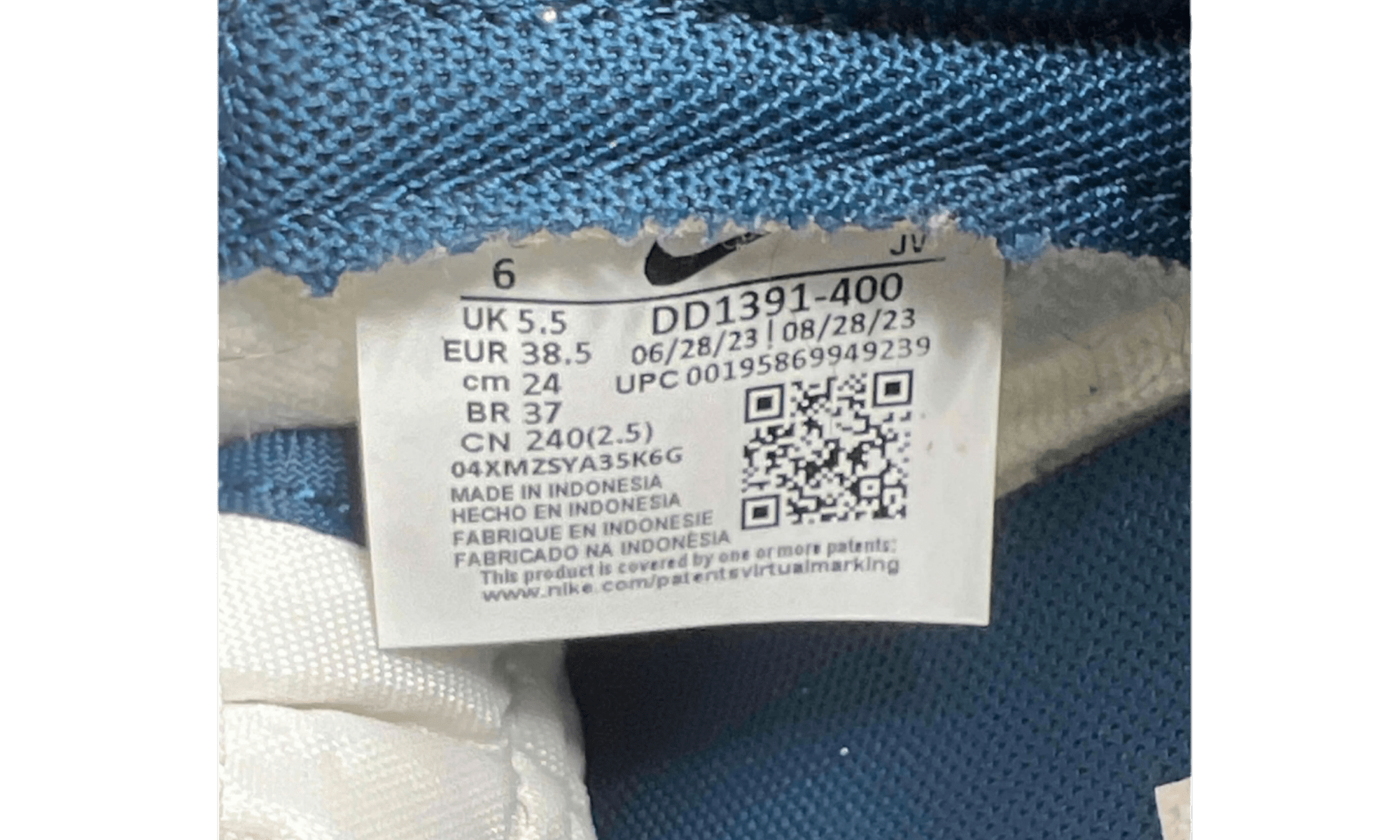 Nike Dunk Low "Valerian Blue" (PreOwned) (No Box)