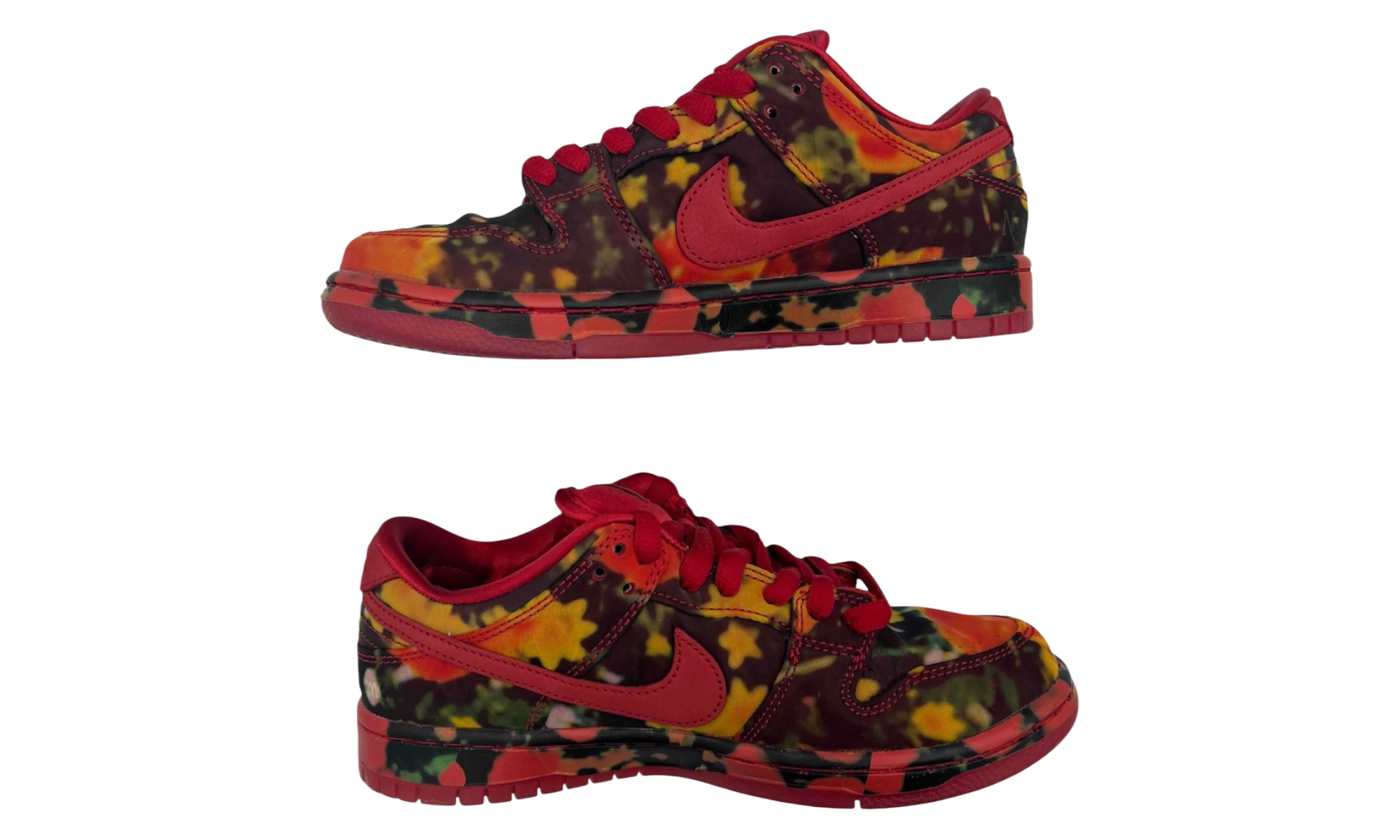 Nike SB Dunk Low The Wizard of Oz Poppy Field (PreOwned) (No Box)
