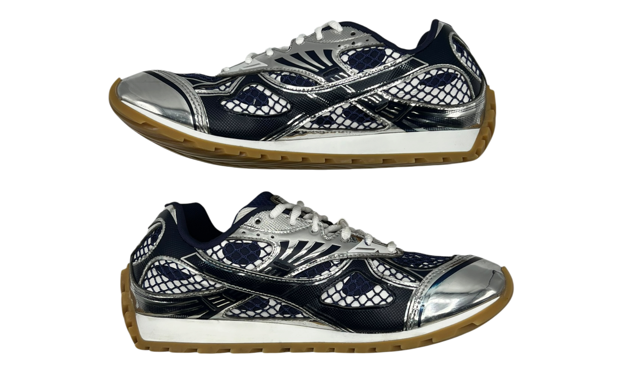 Bottega Veneta Orbit Abyss Silver (PreOwned)