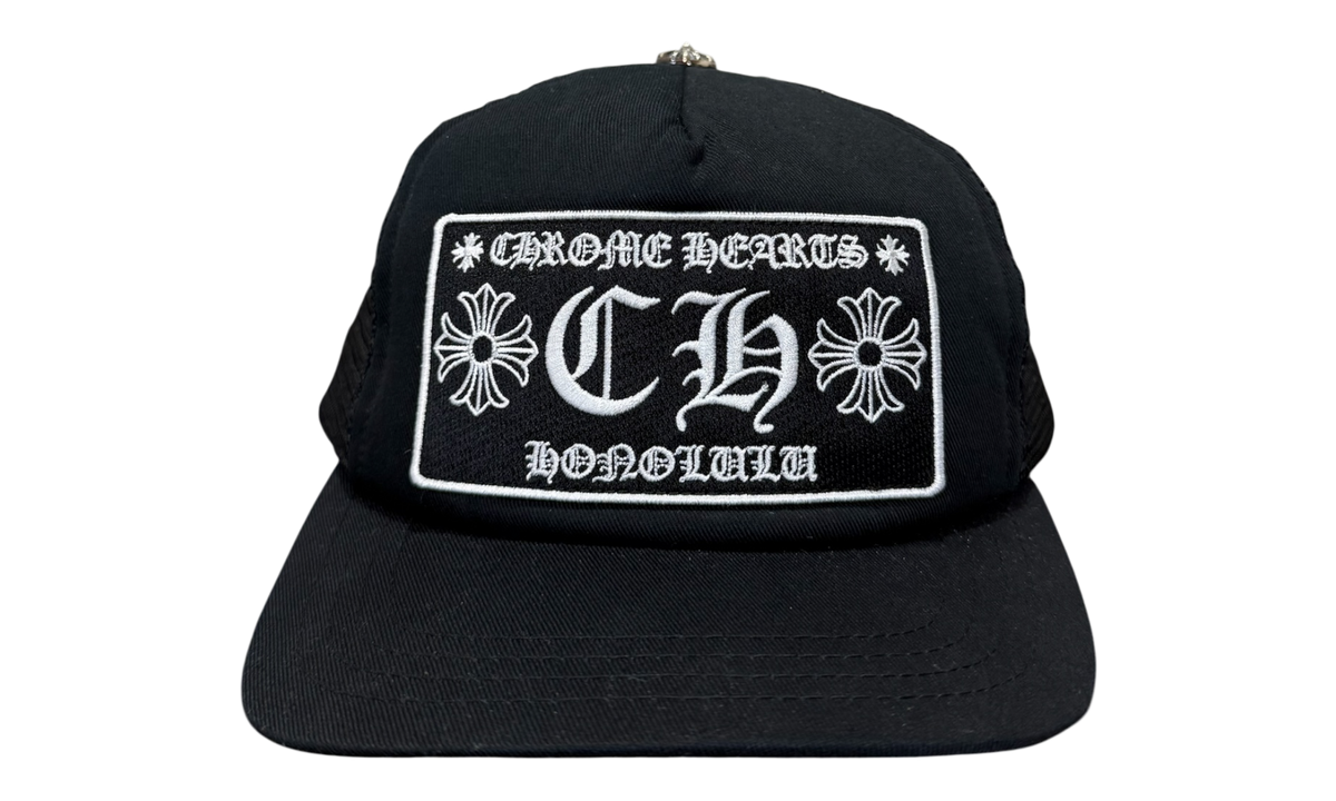 Chrome Hearts Honolulu Exclusive CH Trucker Hat Black/black