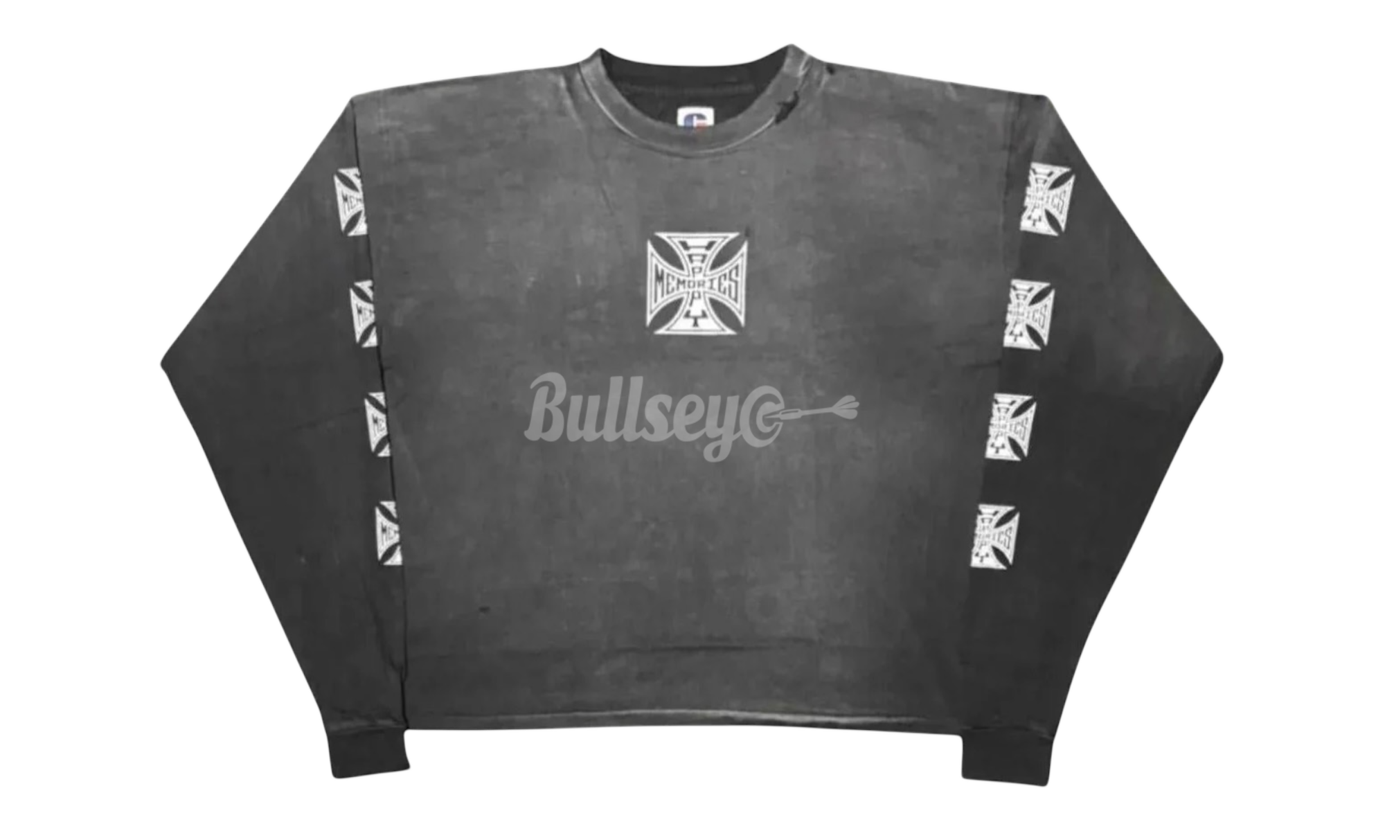 HMDD Biker Washed Black Longsleeve T-Shirt