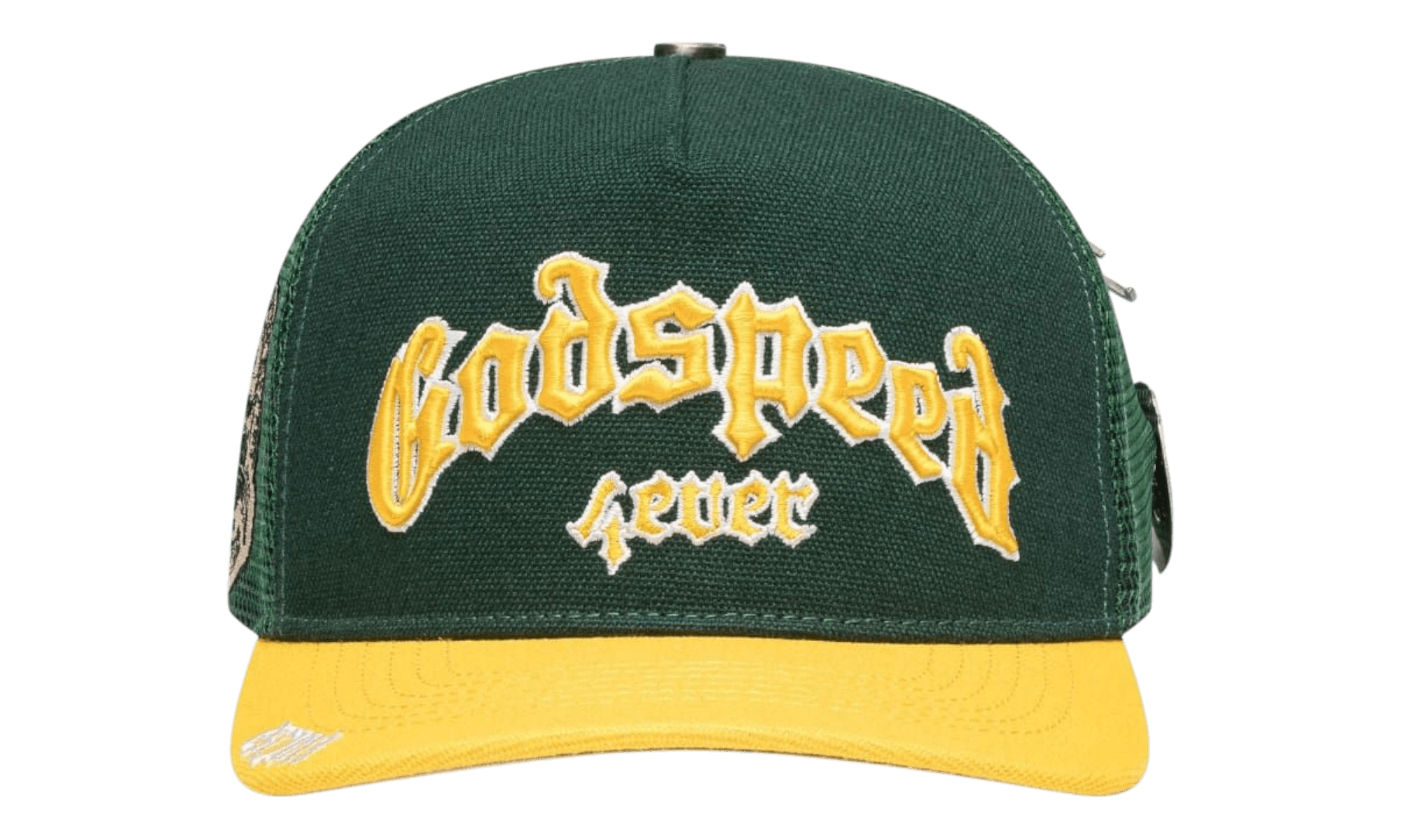 Godspeed Forever Trucker Hat Green/Yellow