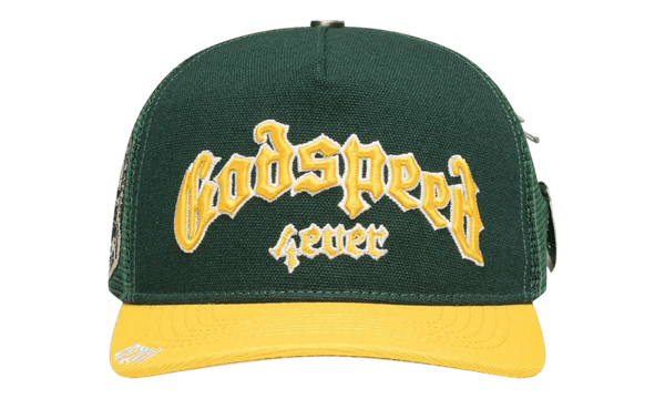 Godspeed Forever Trucker Hat Green/Yellow