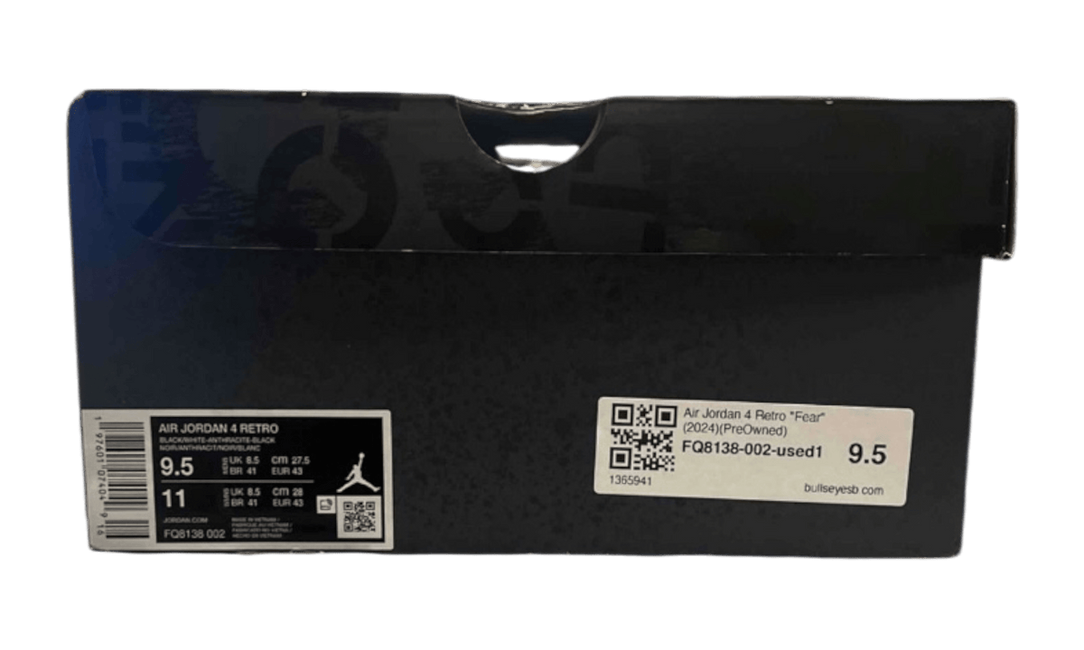 Air Jordan 4 Retro "Fear" (2024)(PreOwned)