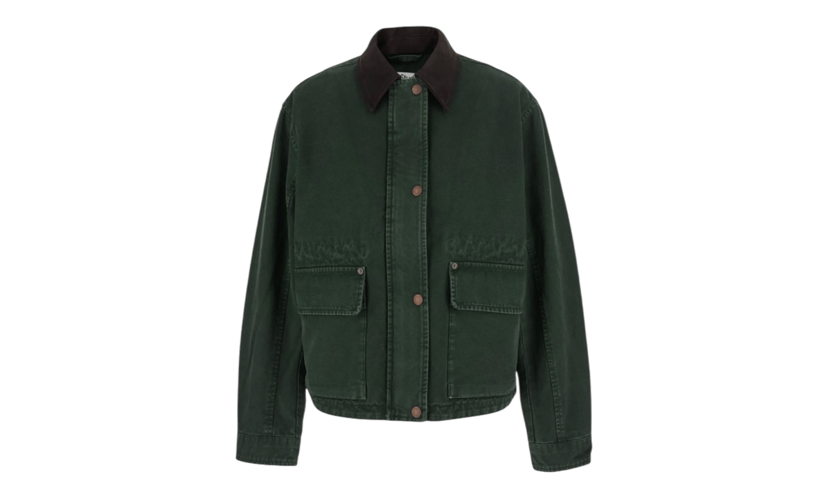 Acne Studios Deep Green Washed Blouson Jacket