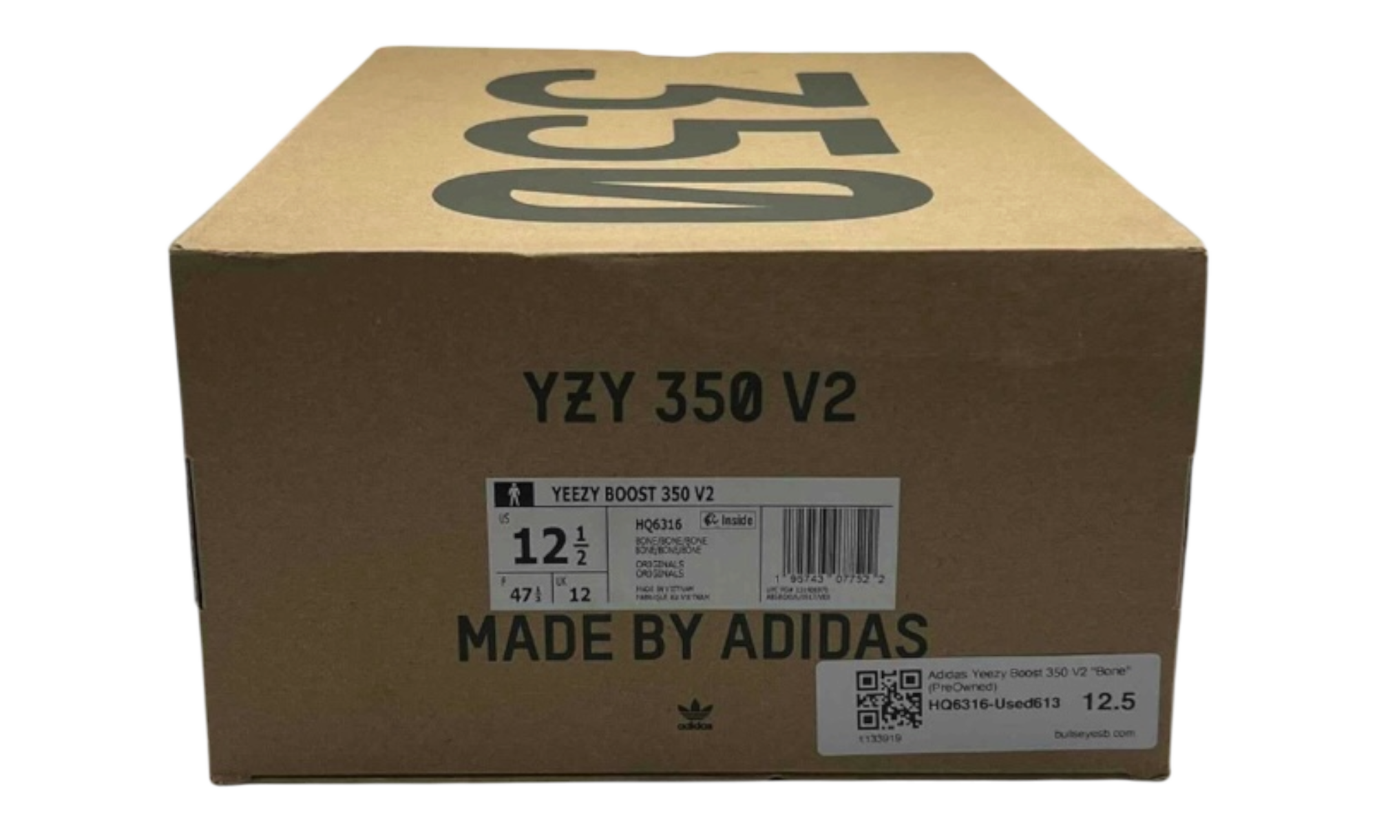 Adidas Yeezy Boost 350 V2 "Bone" (PreOwned)