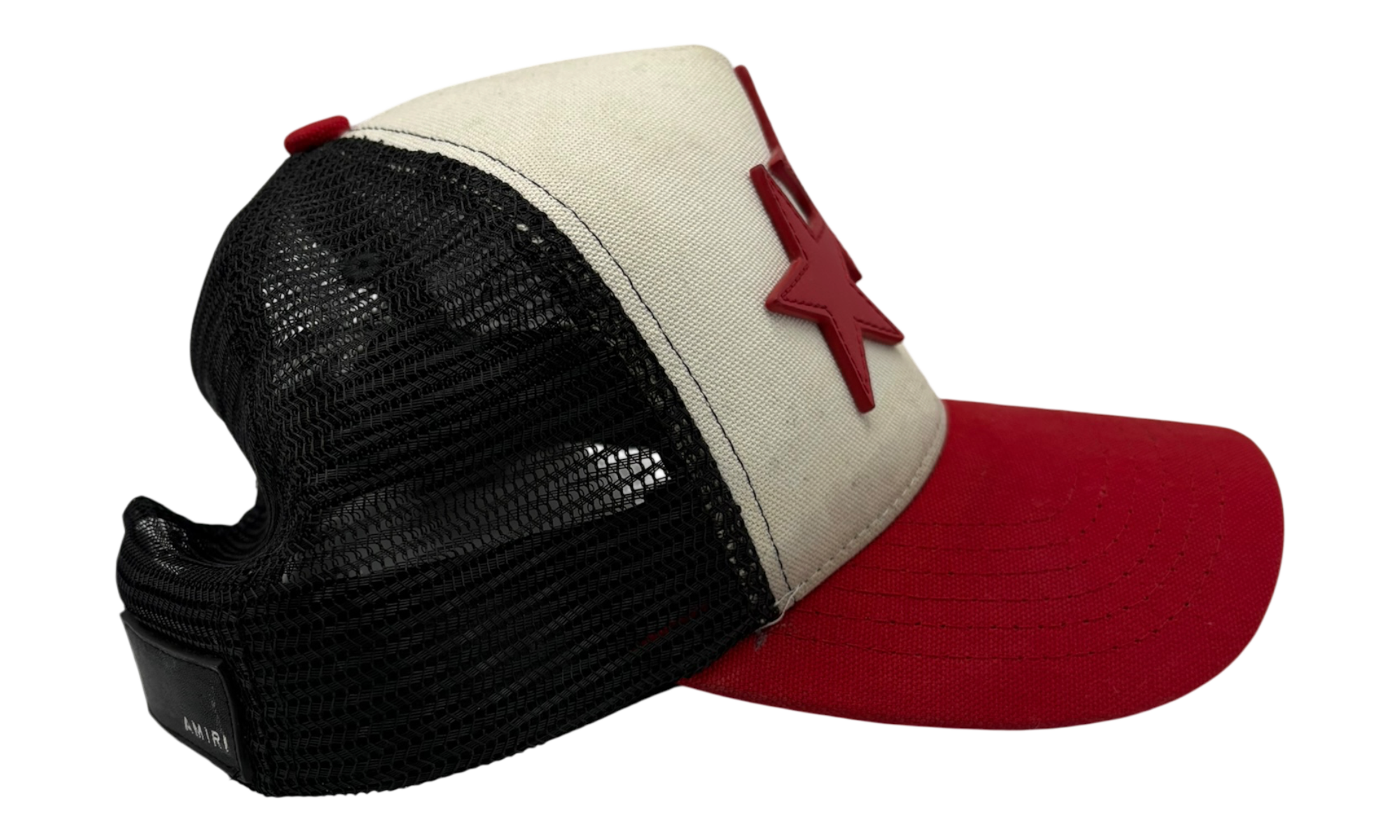 Amiri 3 Star Red/White Trucker Hat (PreOwned)