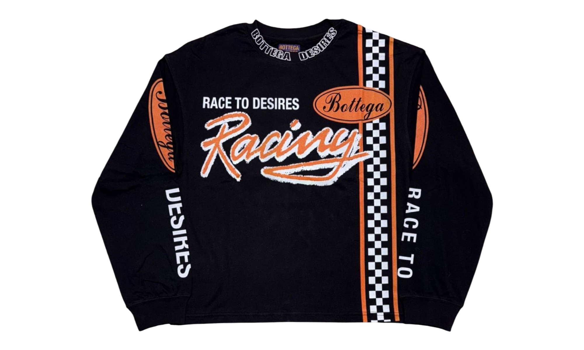 Bottega Desires Racing Black Longsleeve T-Shirt