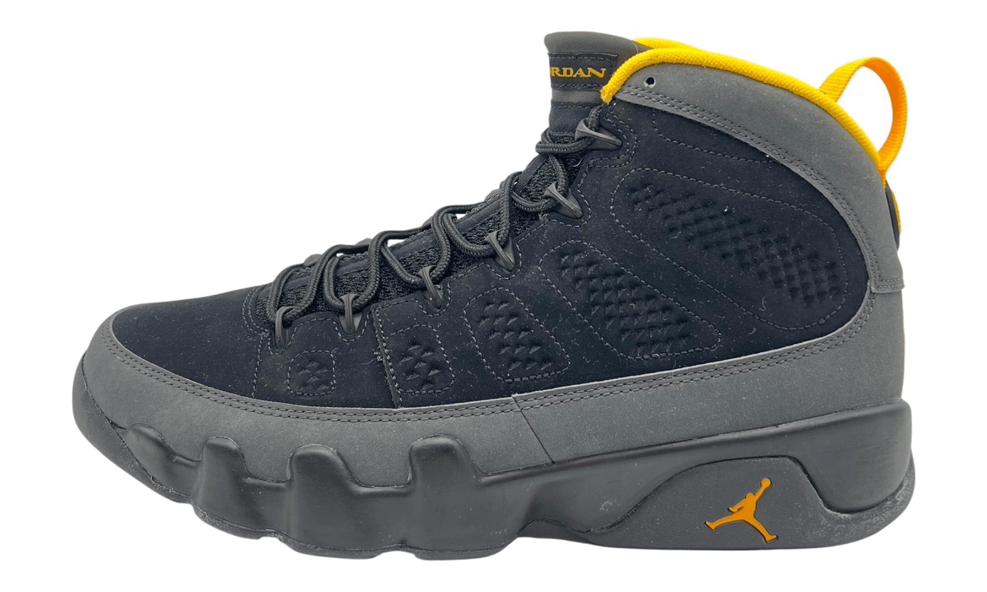 Air Jordan 9 Retro "Dark Charcoal University Gold" (PreOwned)