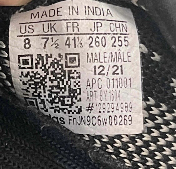Adidas Yeezy Boost 350 V2 "Oreo/Core Black White" (PreOwned) (No Box)
