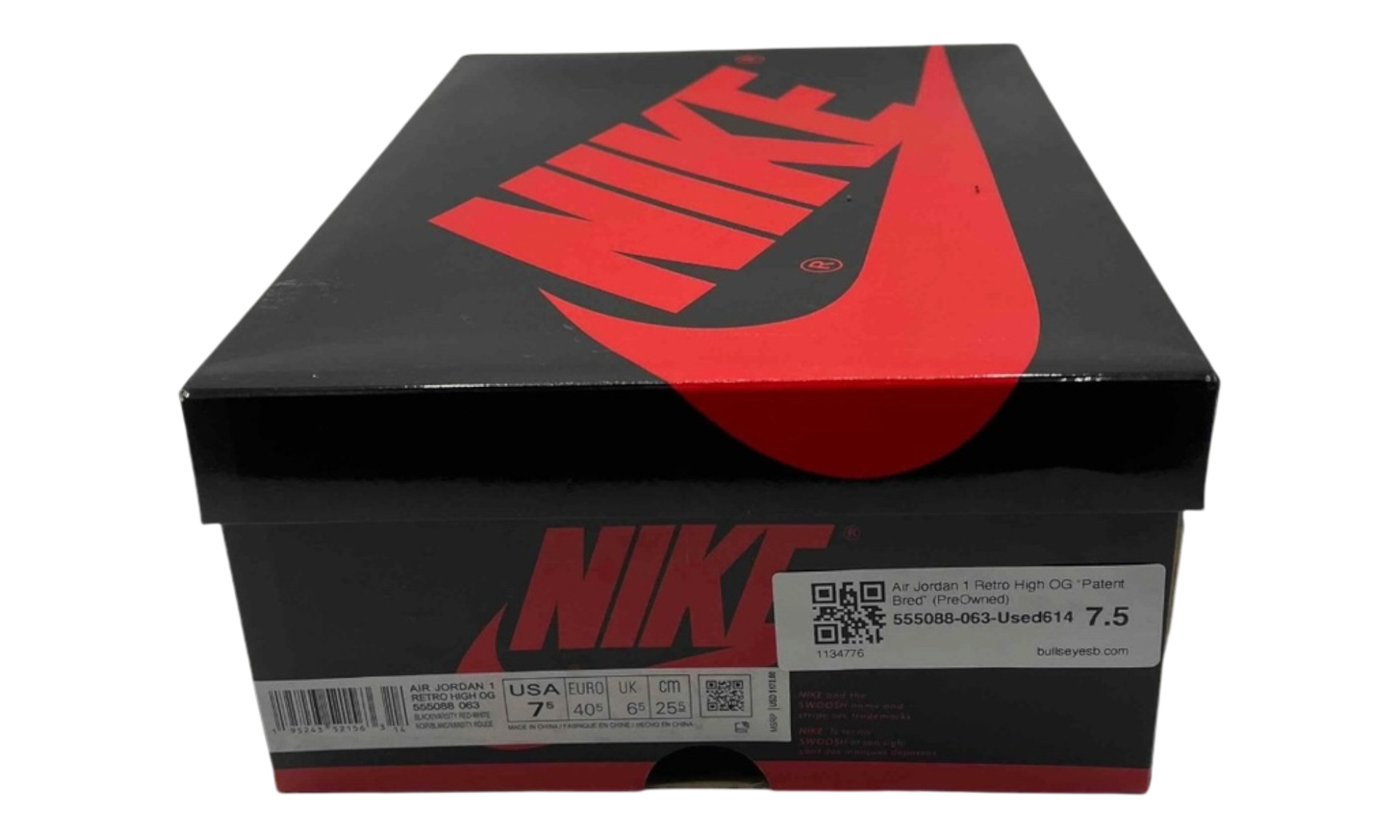 Air Jordan 1 Retro High OG “Patent Bred” (PreOwned)