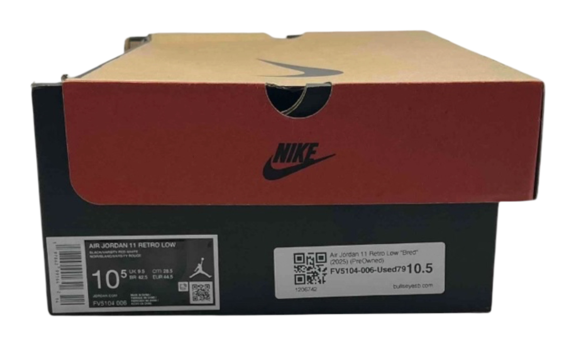 Air Jordan 11 Retro Low "Bred" (2025) (PreOwned)