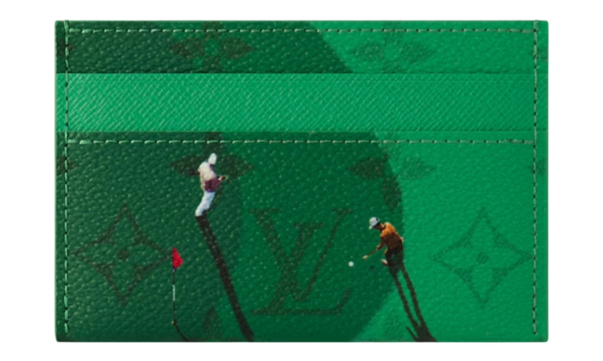 Louis Vuitton Golf Card Case Green