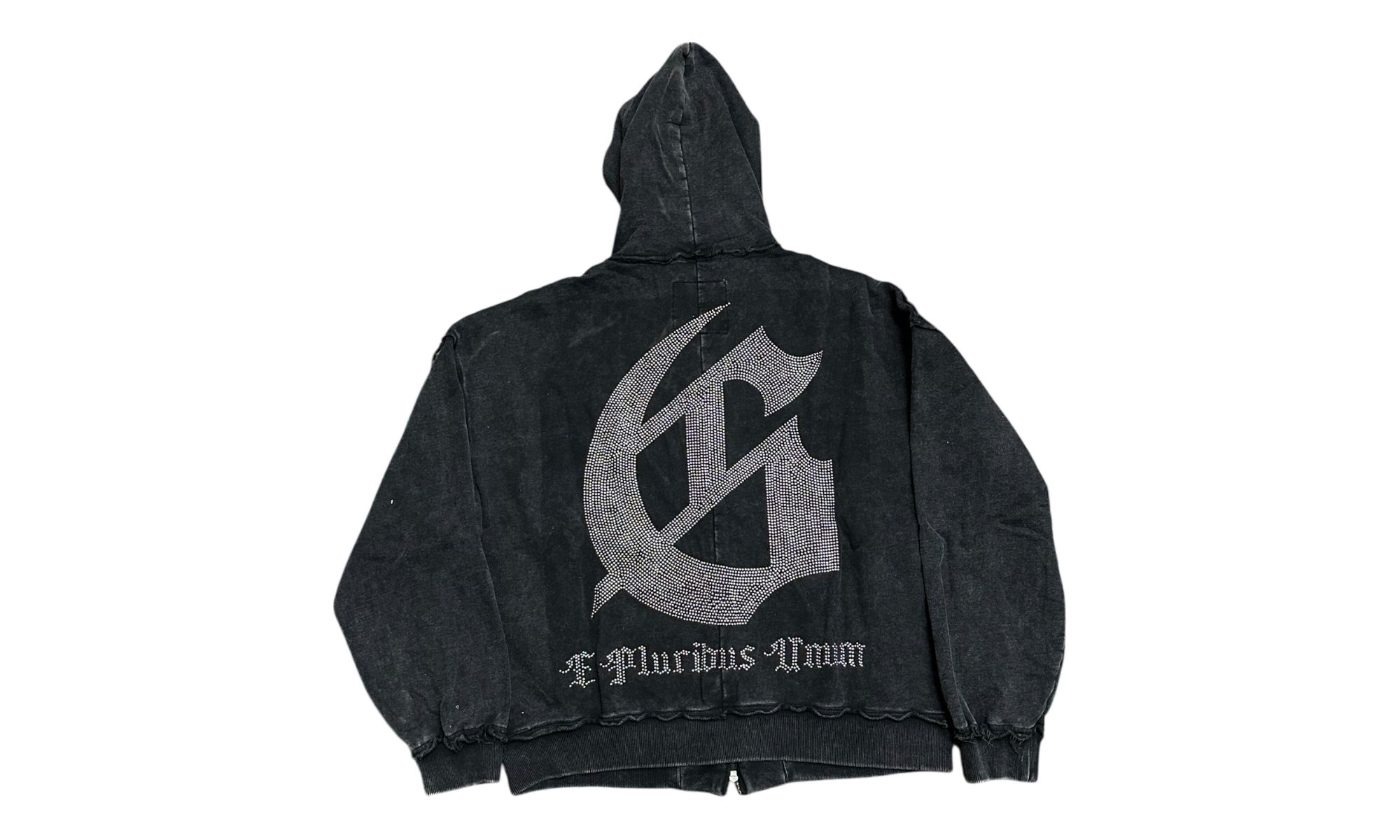 Godspeed Studded OG Logo Washed Black Hoodie