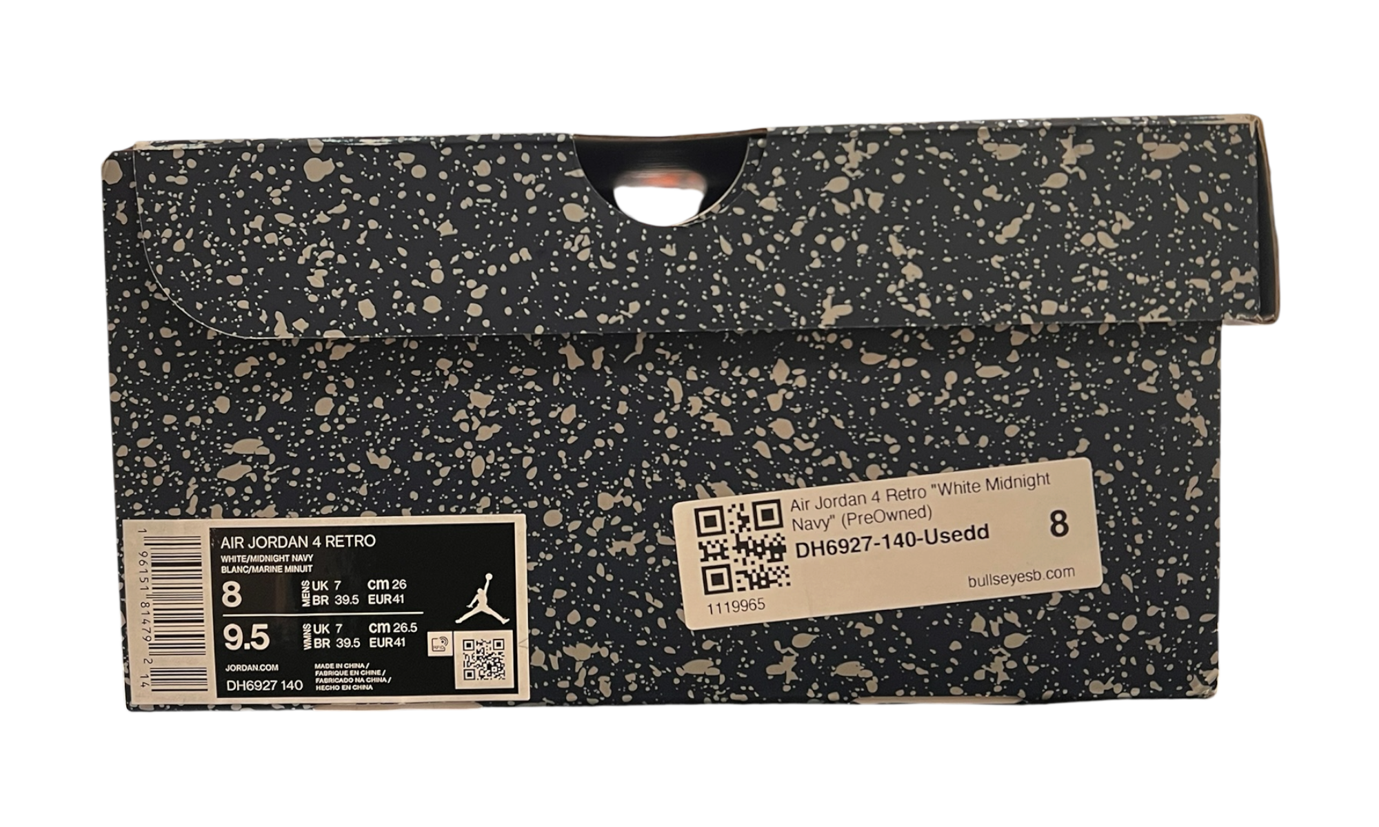 Air Jordan 4 Retro "White Midnight Navy" (PreOwned)