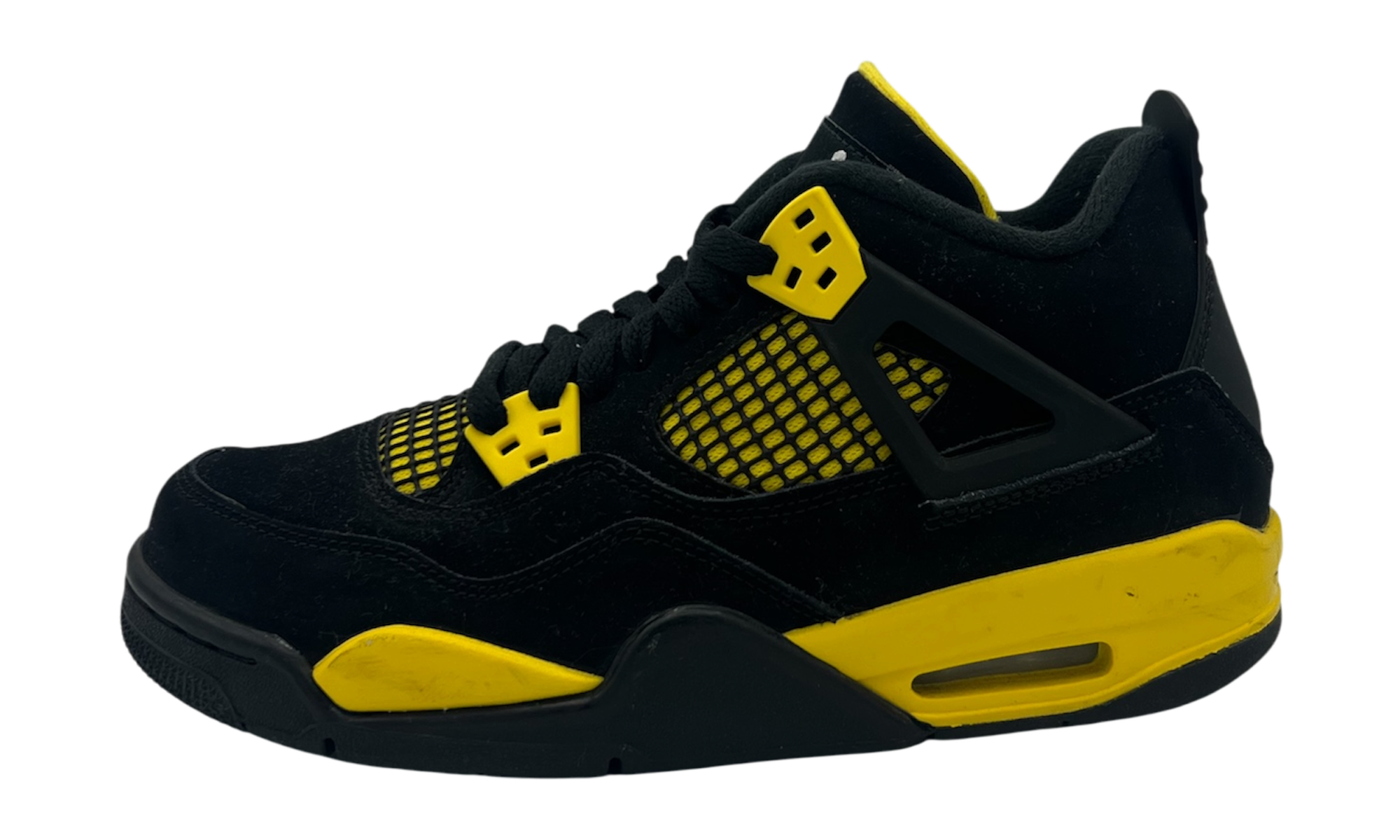 Jordan 4 Retro Thunder (2023) (GS) (Preowned) (No Box)
