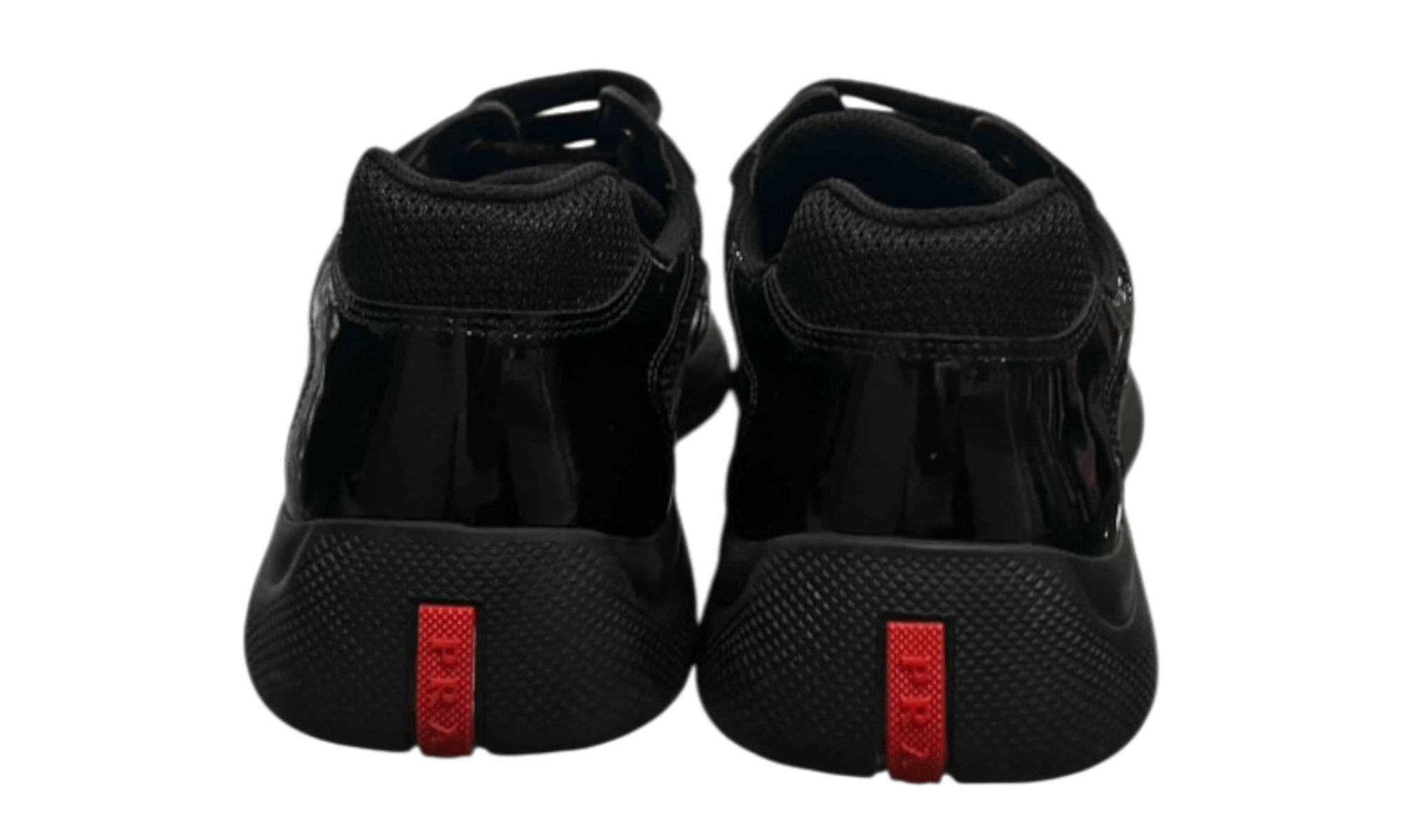 Prada Patent Leather American Cup Sneakers (PreOwned)