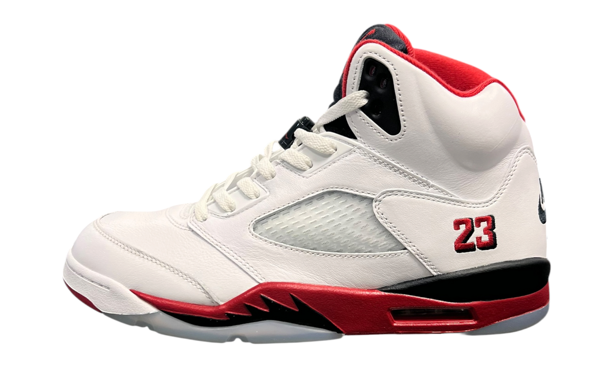 Air Jordan 5 Retro "Fire Red" Black Tongue 2025 (PreOwned) (Rep Box)