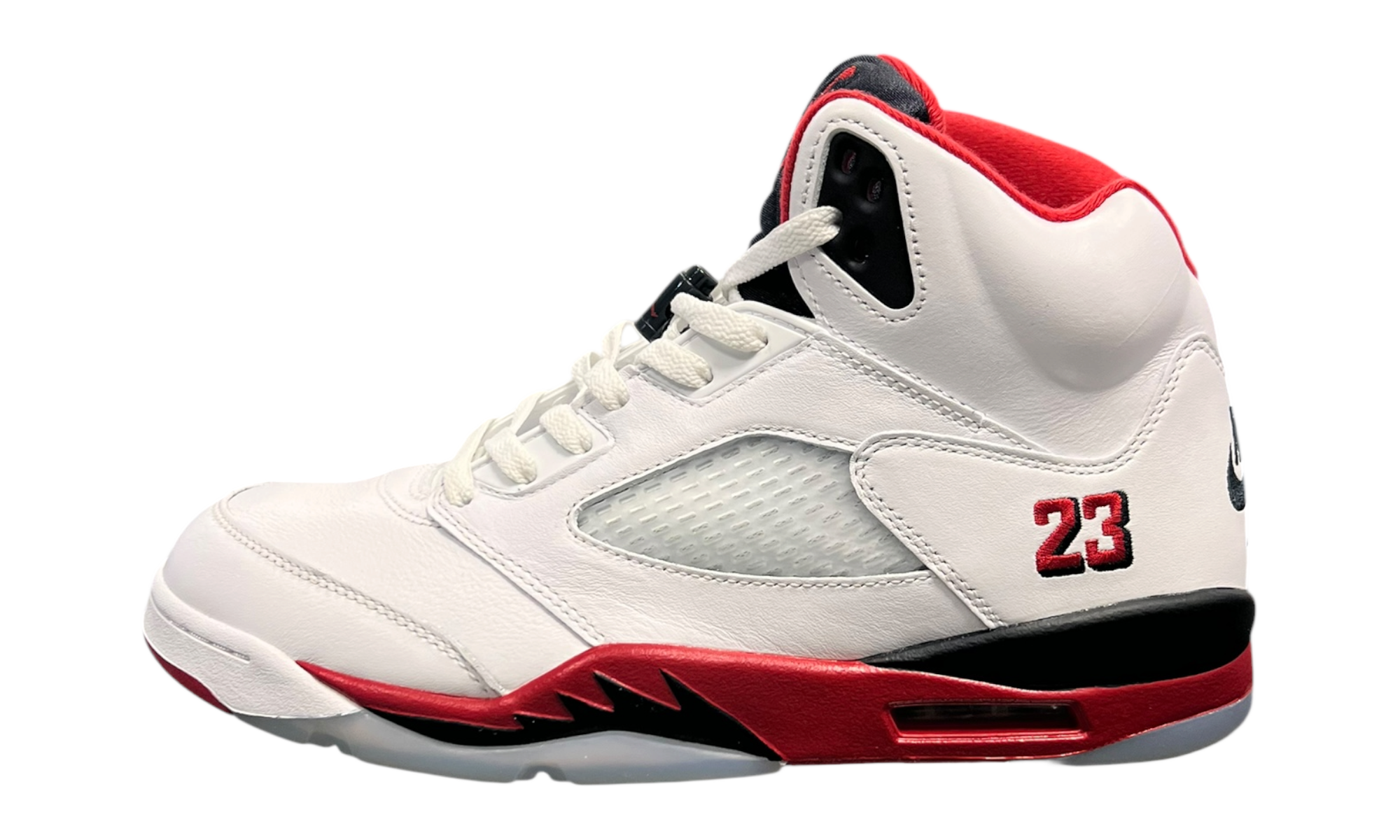 Air Jordan 5 Retro "Fire Red" Black Tongue 2025 (PreOwned) (No Box)