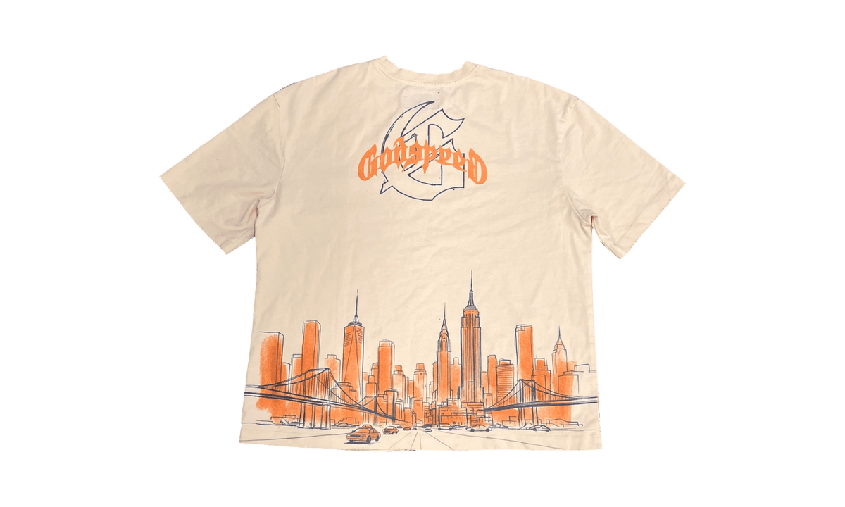 Godspeed New York Skyline Bone T-Shirt (PreOwned)