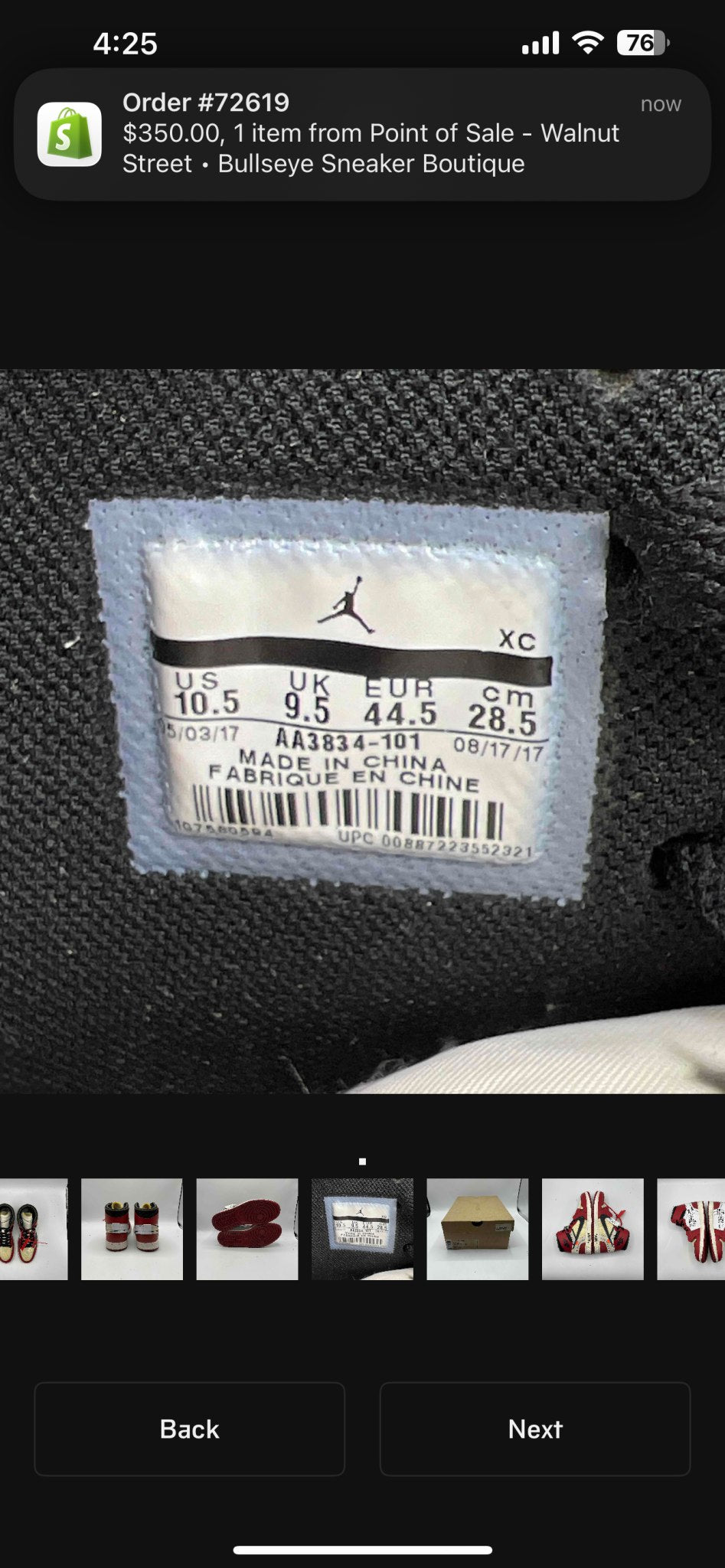 Jordan 1 Retro High Off-White Chicago