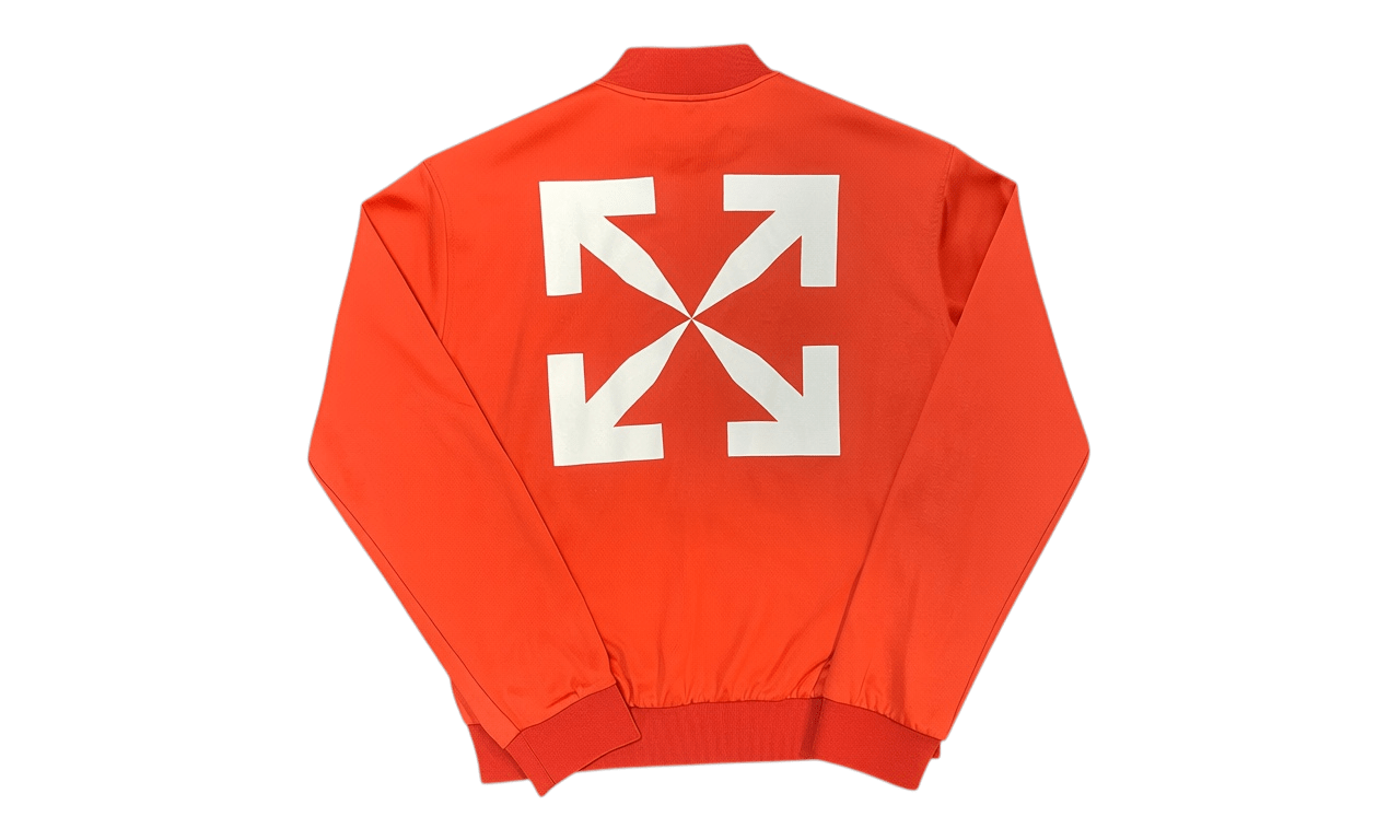 OFF-WHITE Single Arrow Slim Track Red Jacket (PreOwned)