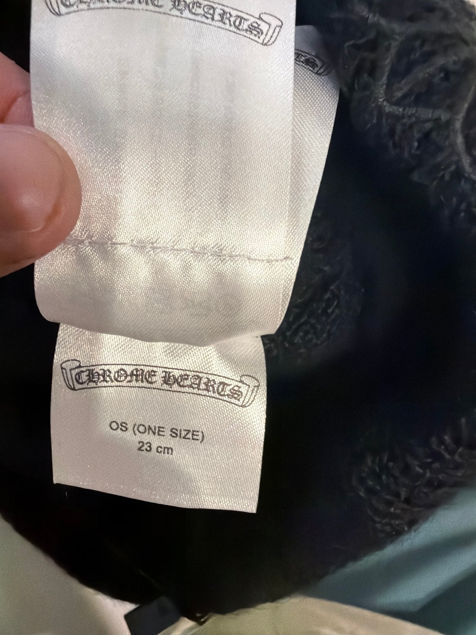 Chrome Hearts Cross Black/Black Beanie