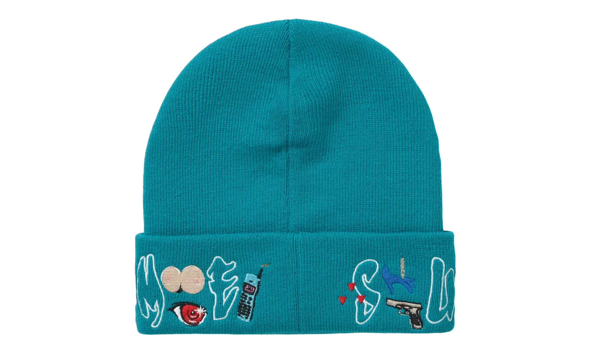Supreme AOI Icons Beanie Dark Aqua