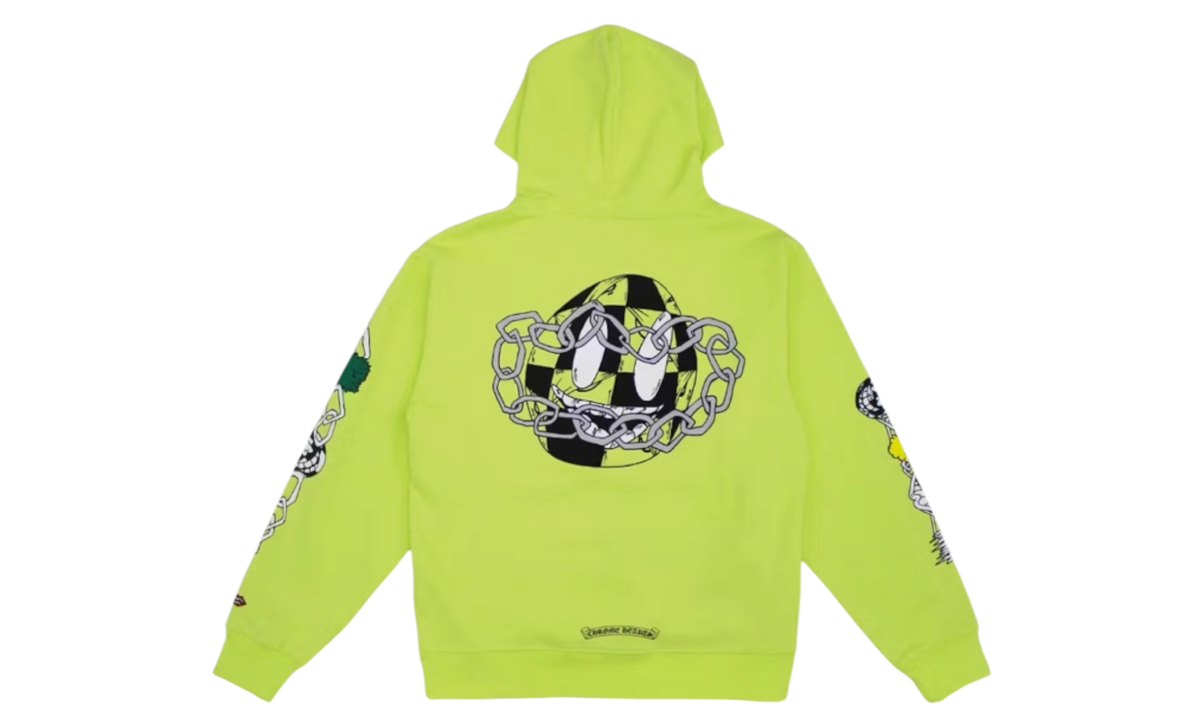 Chrome Hearts Matty Boy "Link" Lime Green Hoodie
