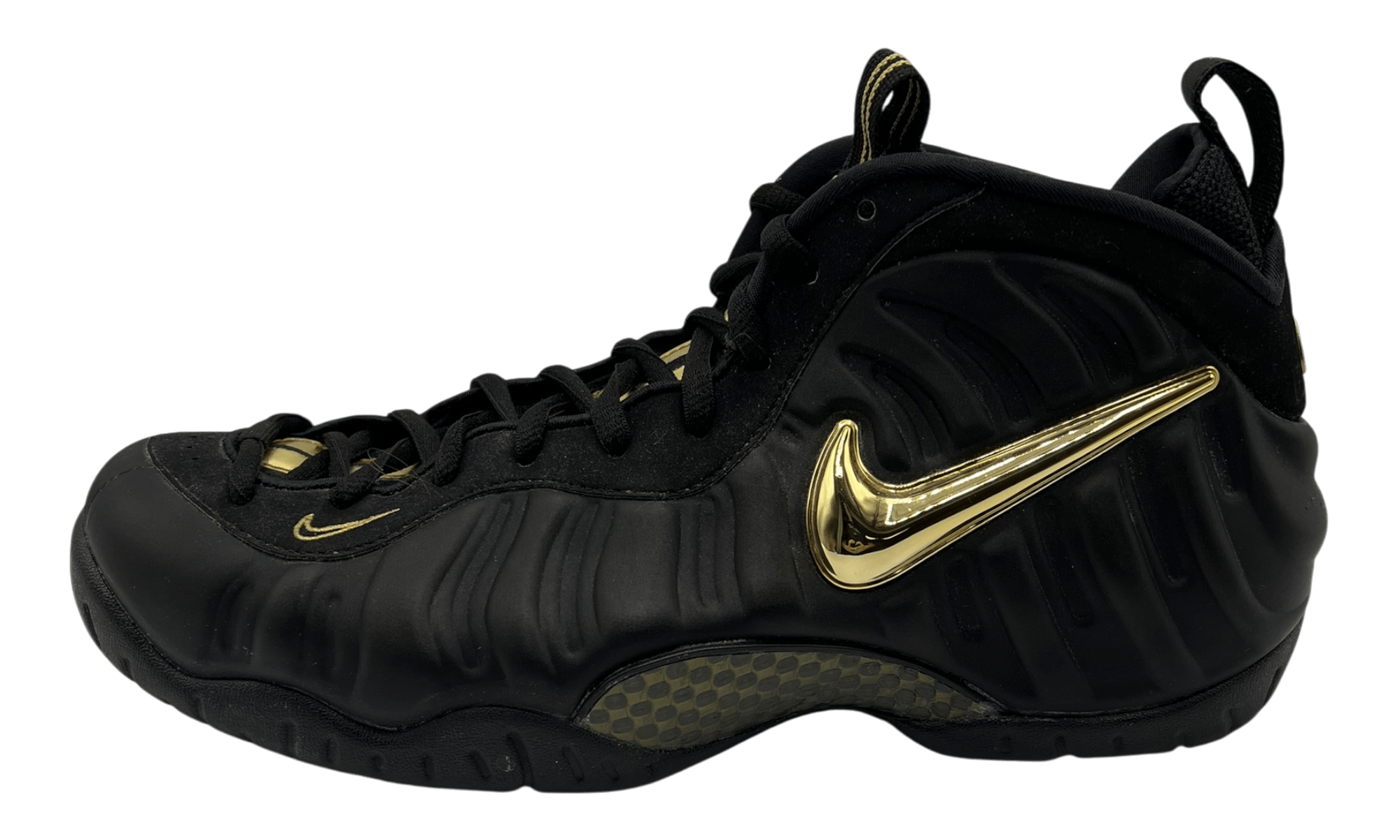 Nike Air Foamposite Pro Black Metallic Gold (Preowned)
