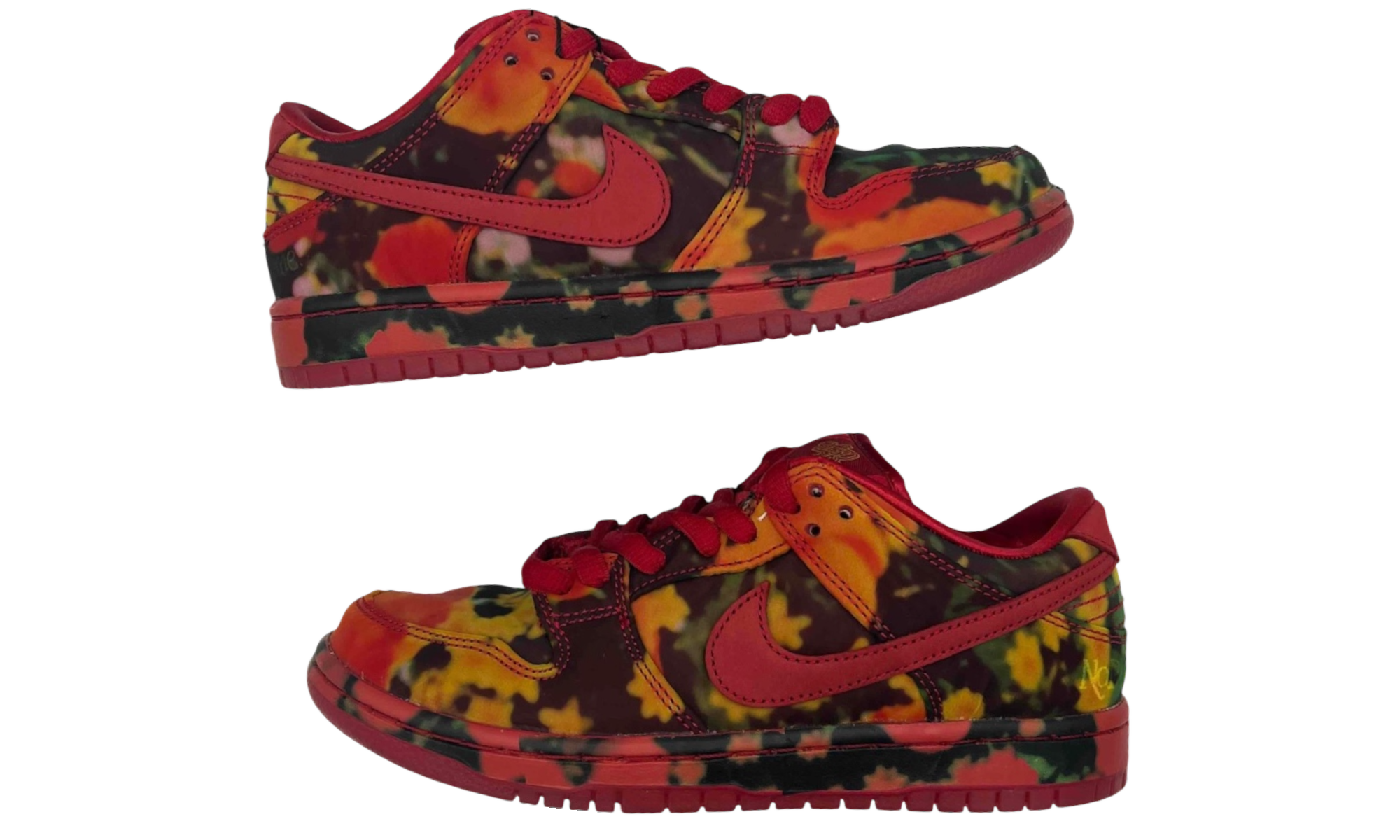 Nike SB Dunk Low The Wizard of Oz Poppy Field (PreOwned) (No Box)