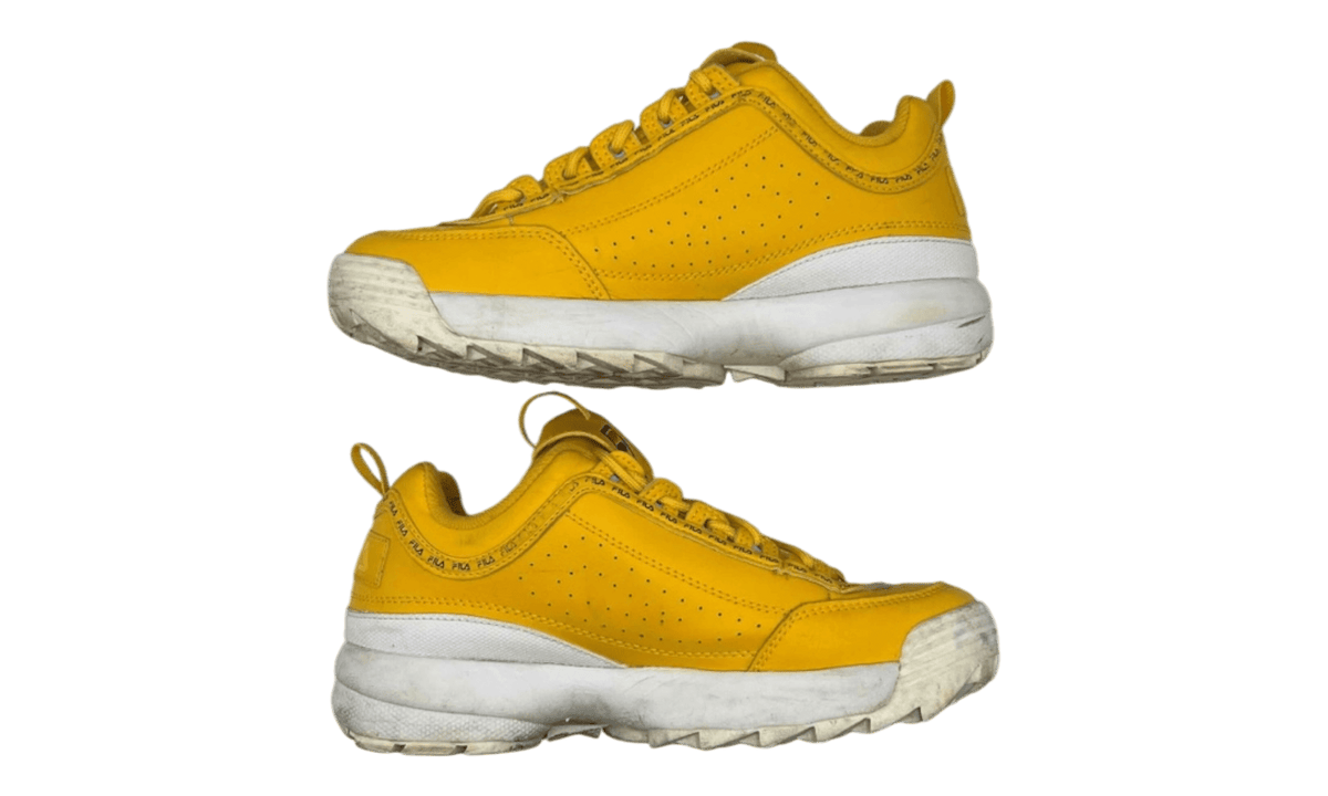 Fila Disruptor II Premium Repeat Canary Yellow (PreOwned) (No Box)
