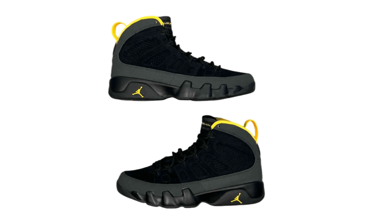 Air Jordan 9 Retro "Dark Charcoal University Gold" (PreOwned) (No Box)