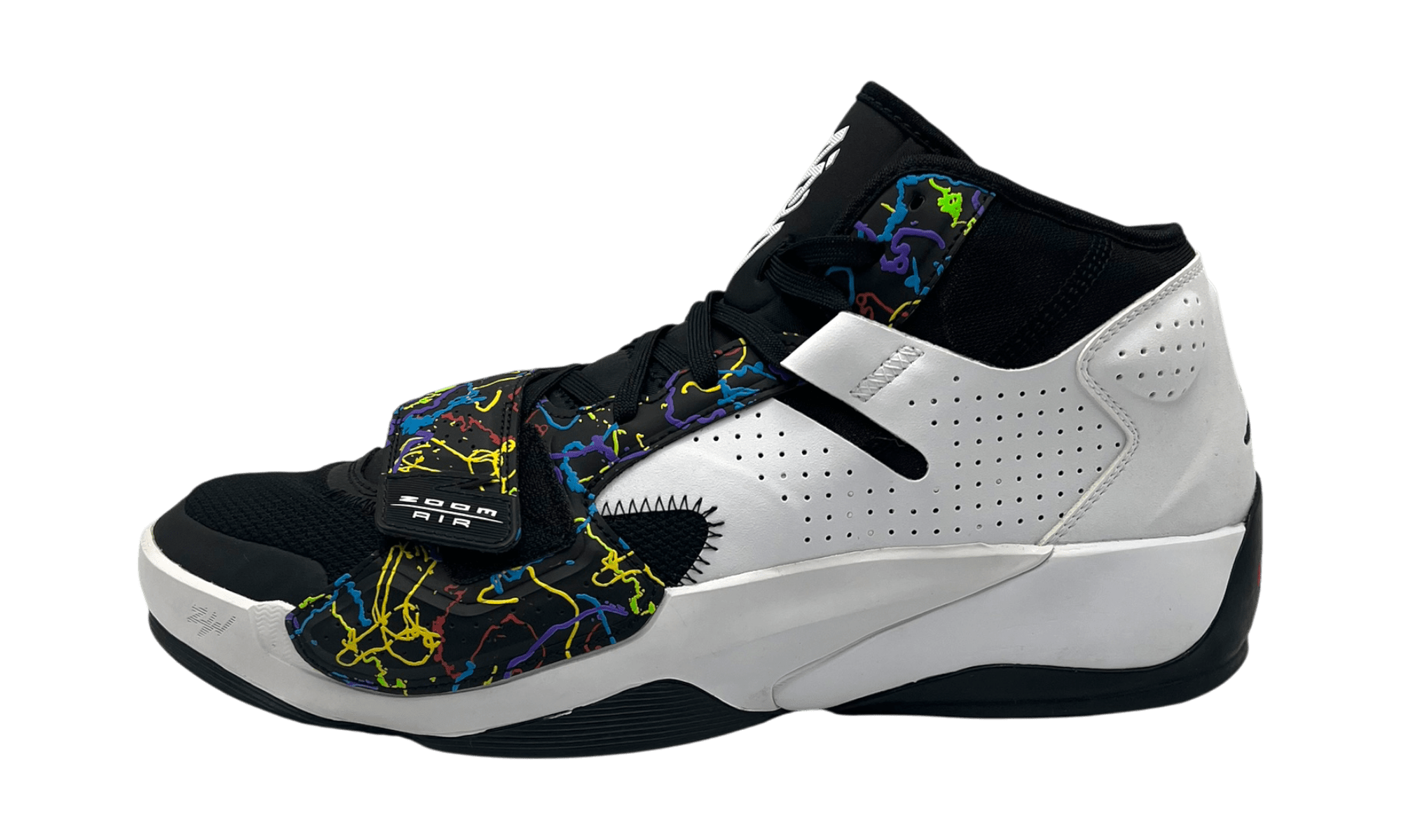 Jordan Zion 2 Noah White Black Multi-Color (PreOwned)
