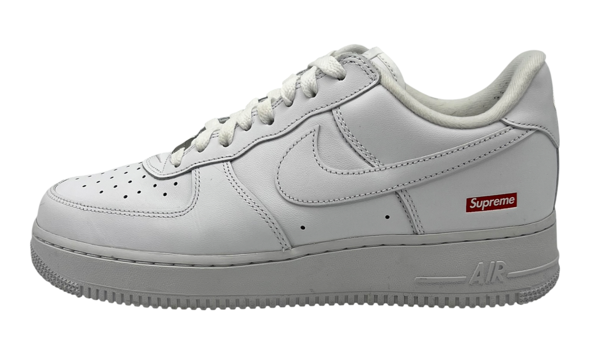 Nike Air Force 1 "Supreme" White (PreOwned) (No Box)