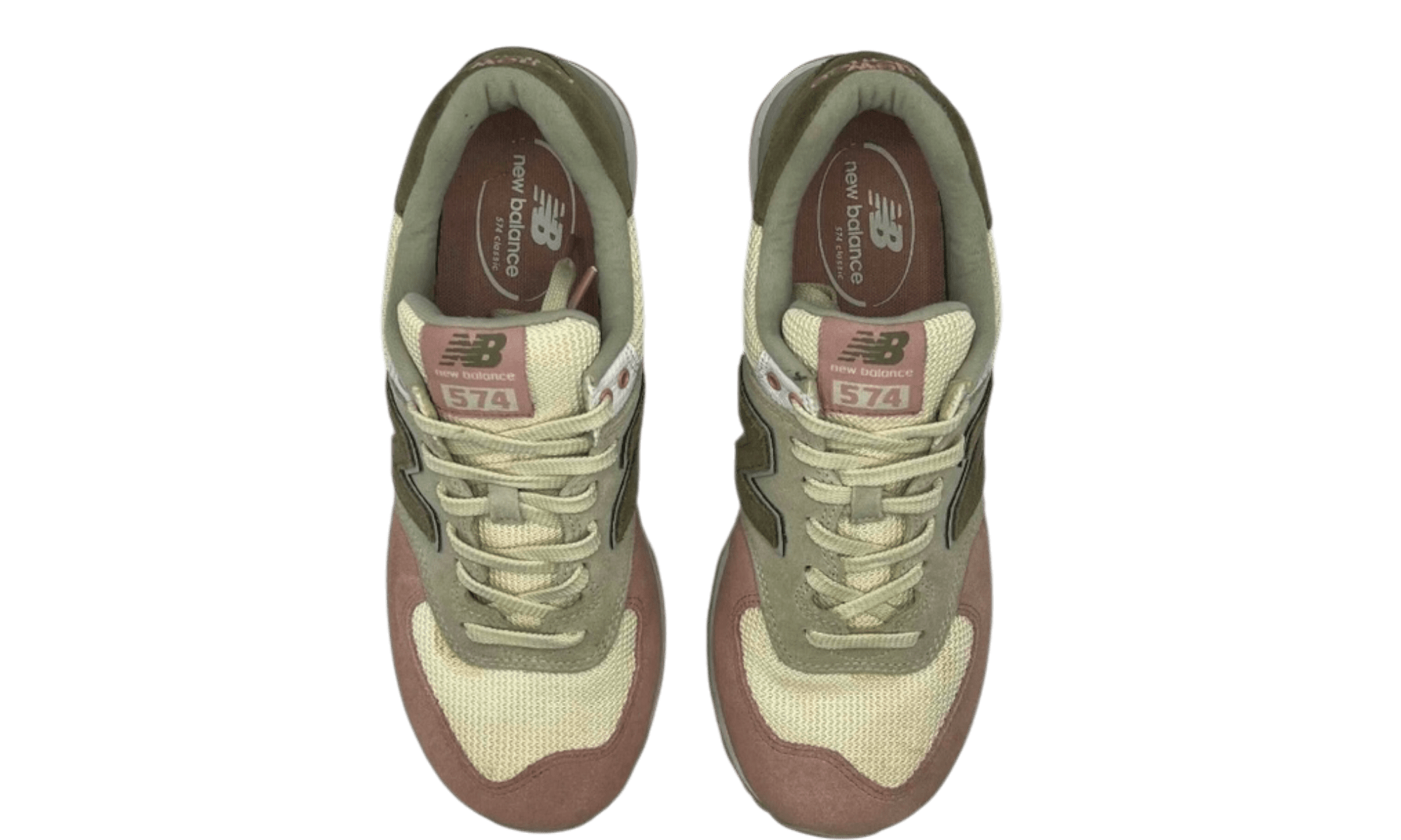New Balance 574 Pink Olive (PreOwned) (No Box)