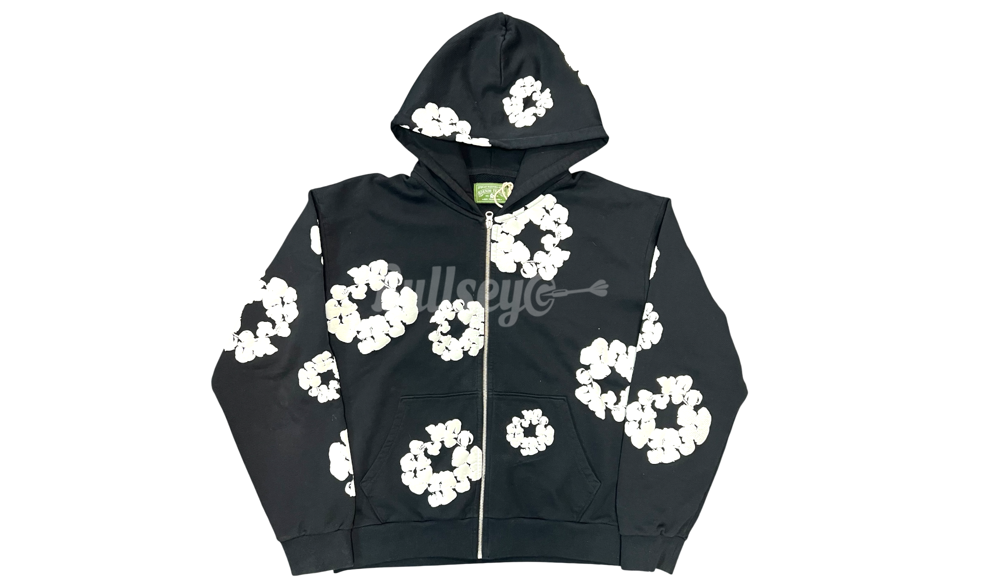 Denim Tears Cotton Wreath Zip Hoodie Black (PreOwned)