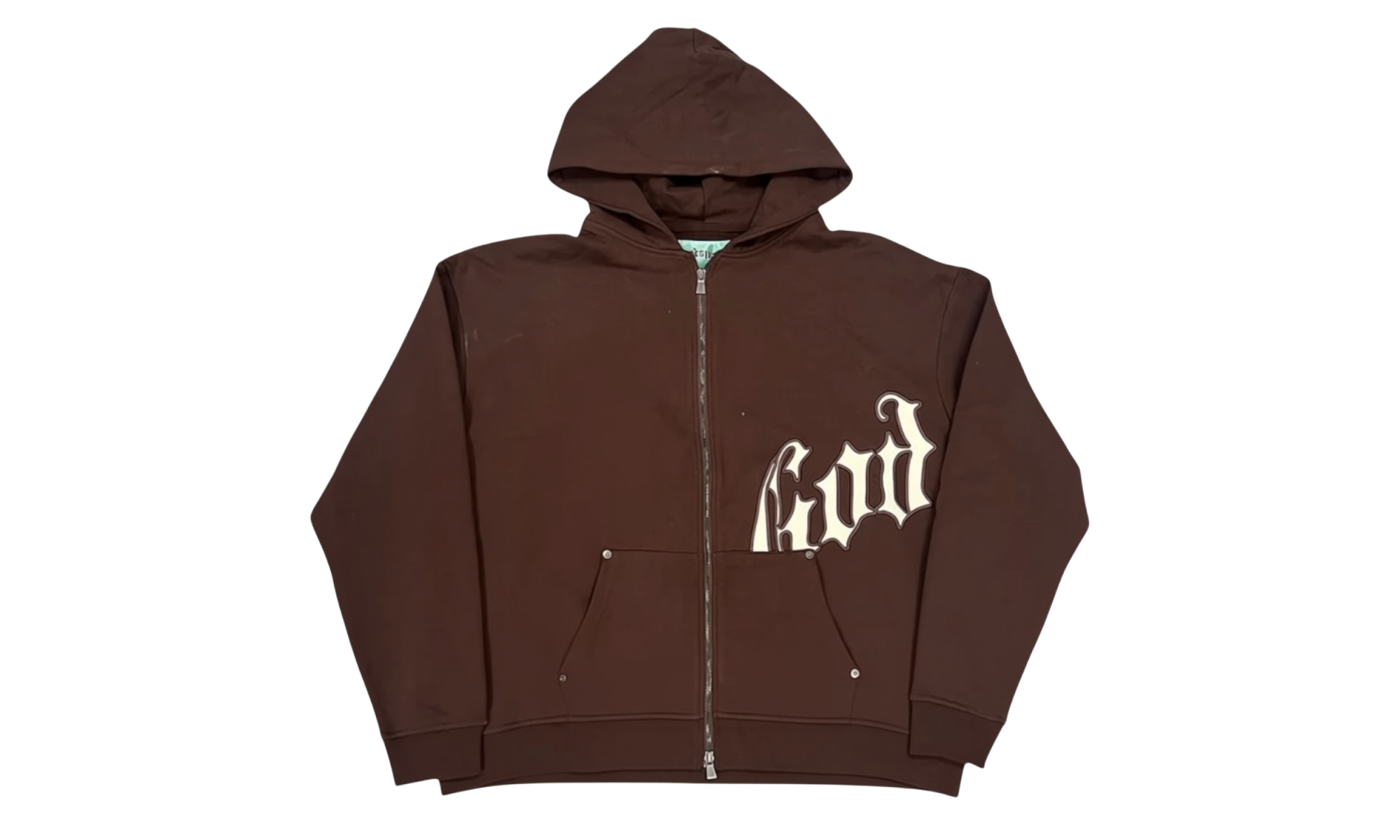 Godspeed OG Logo V2 Hoodie Brown/White
