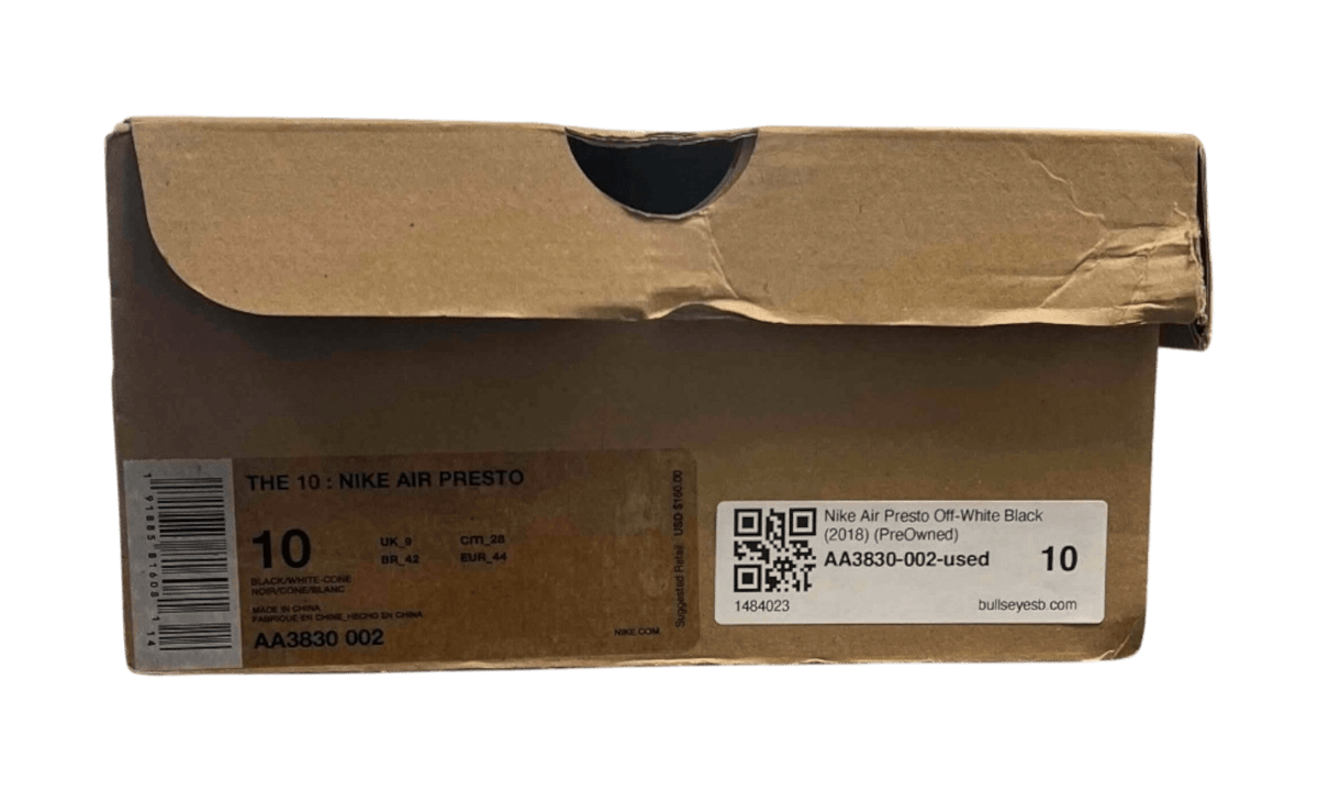Nike Air Presto Off-White Black (2018) (PreOwned)