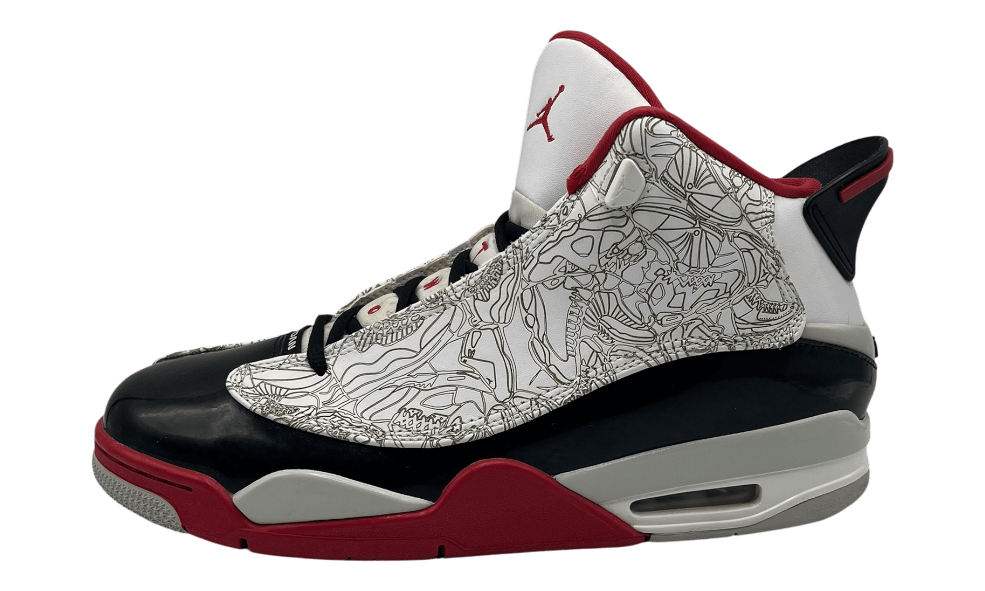 Jordan Dub Zero White Varsity Red (PreOwned)