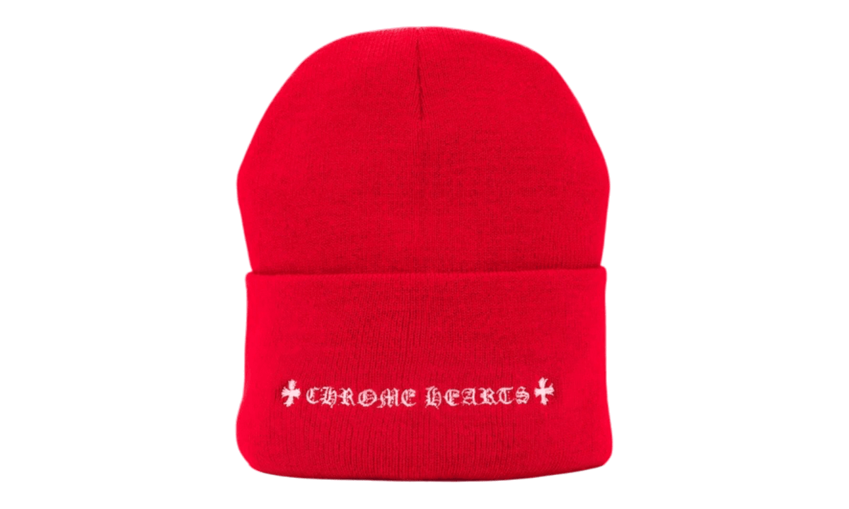 Chrome Heart Red Watch Beanie