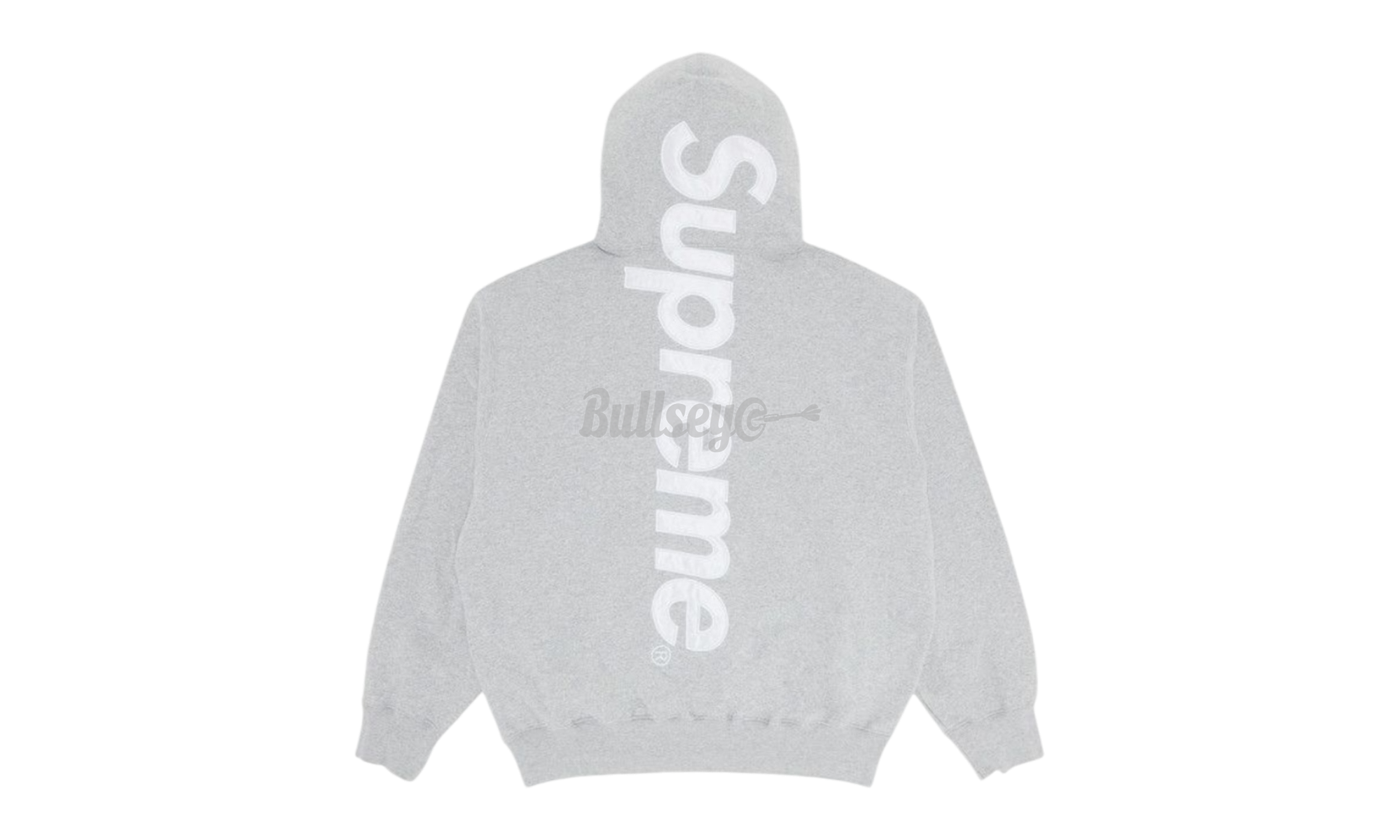 Supreme Satin Applique Grey Hoodie