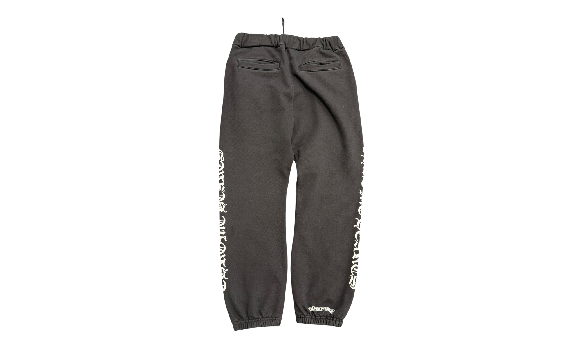 Chrome Hearts Scroll Label Black Sweatpants (PreOwned)