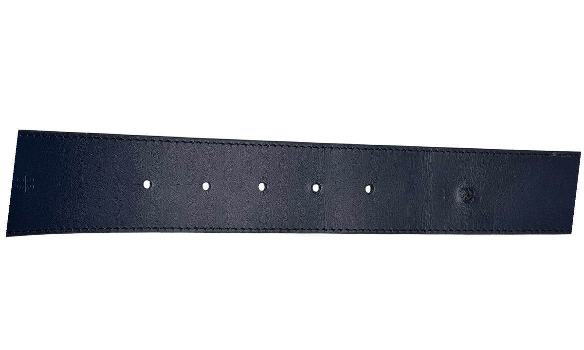 Louis Vuitton Shadow Reversible Belt Navy Blue Preowned