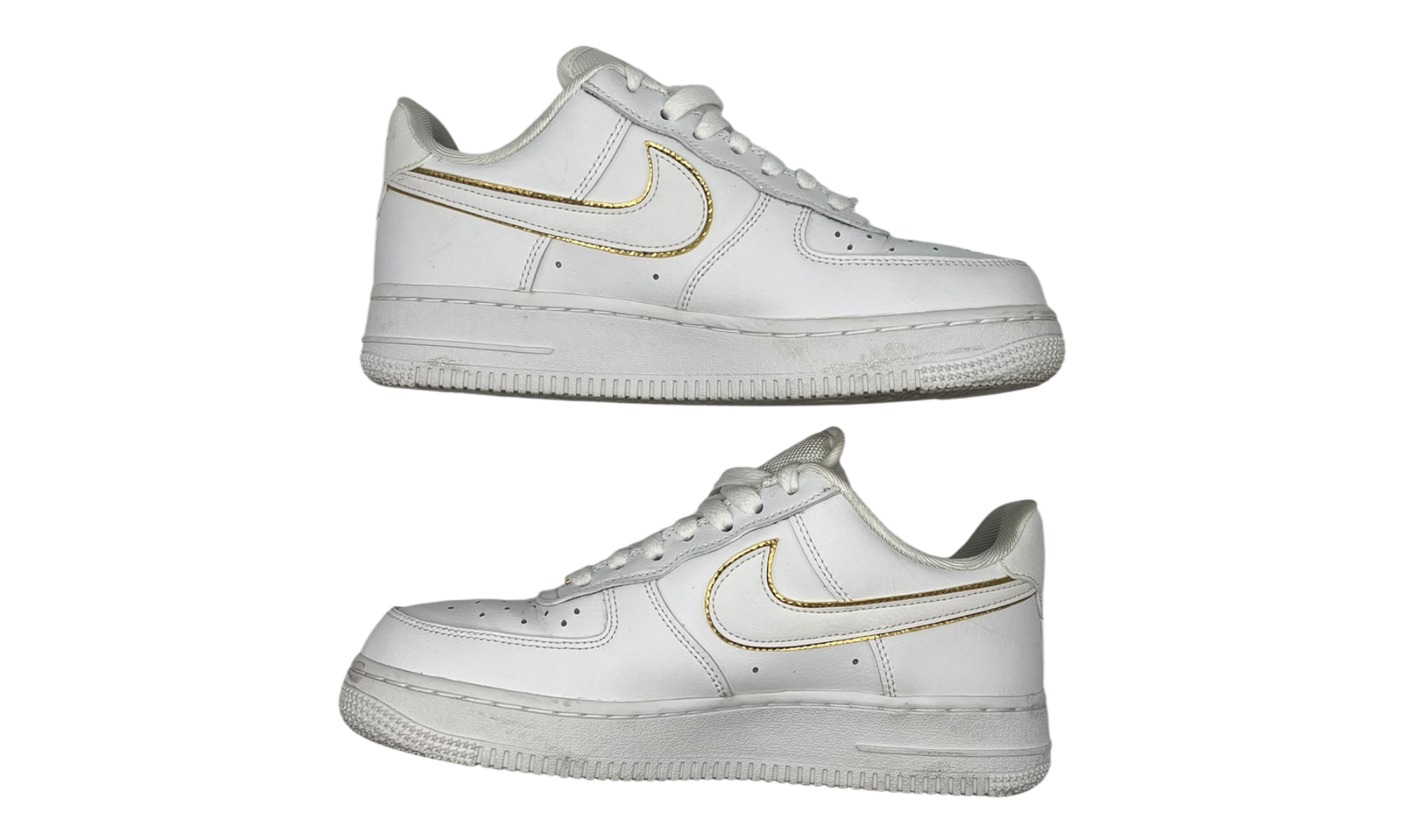 Nike Air Force 1 Low Shadow White Gold (Women's)(PreOwned)